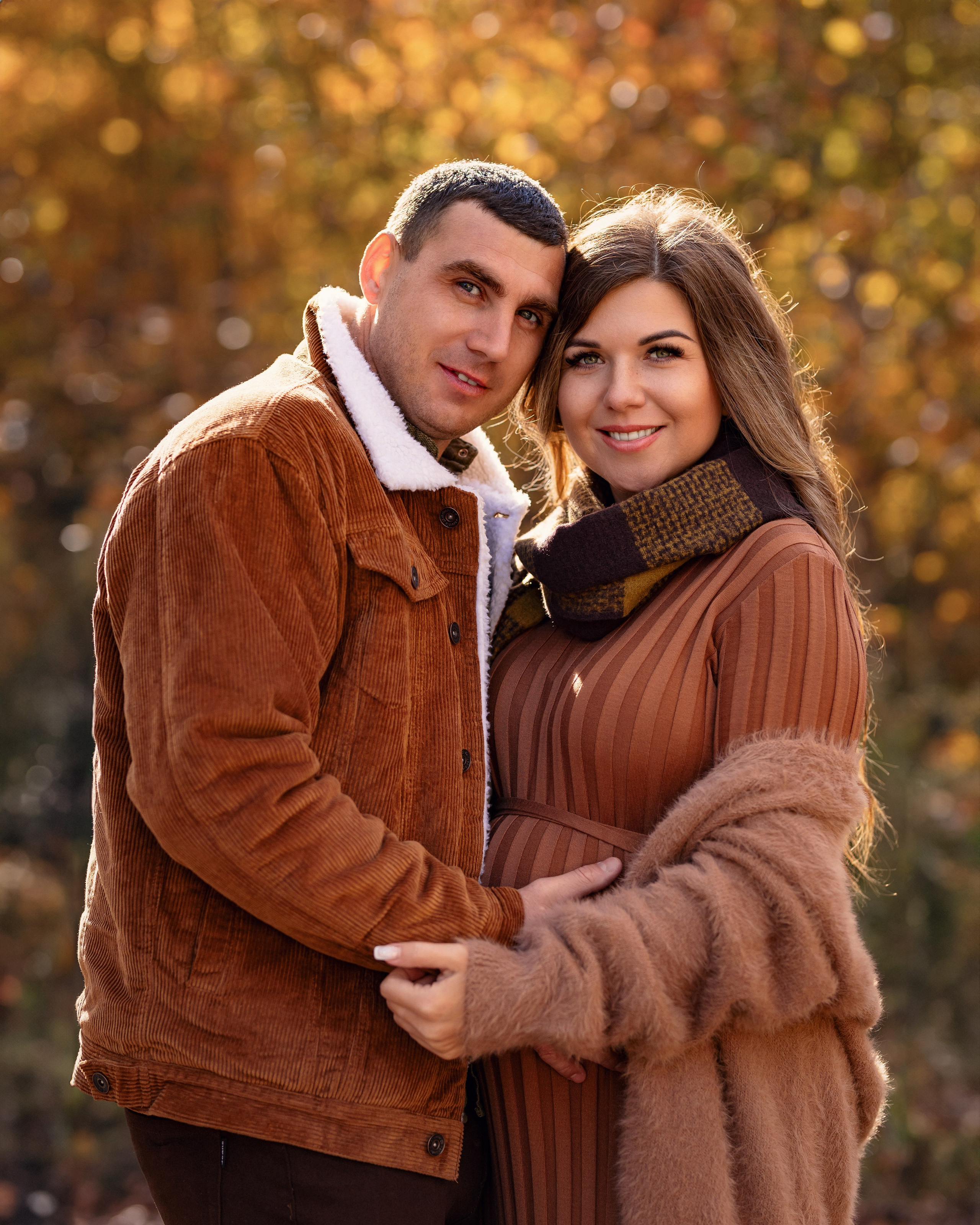 Осенняя фотосессия в ожидании малыша. Трубинова Екатерина | Семейный фотограф | Москва