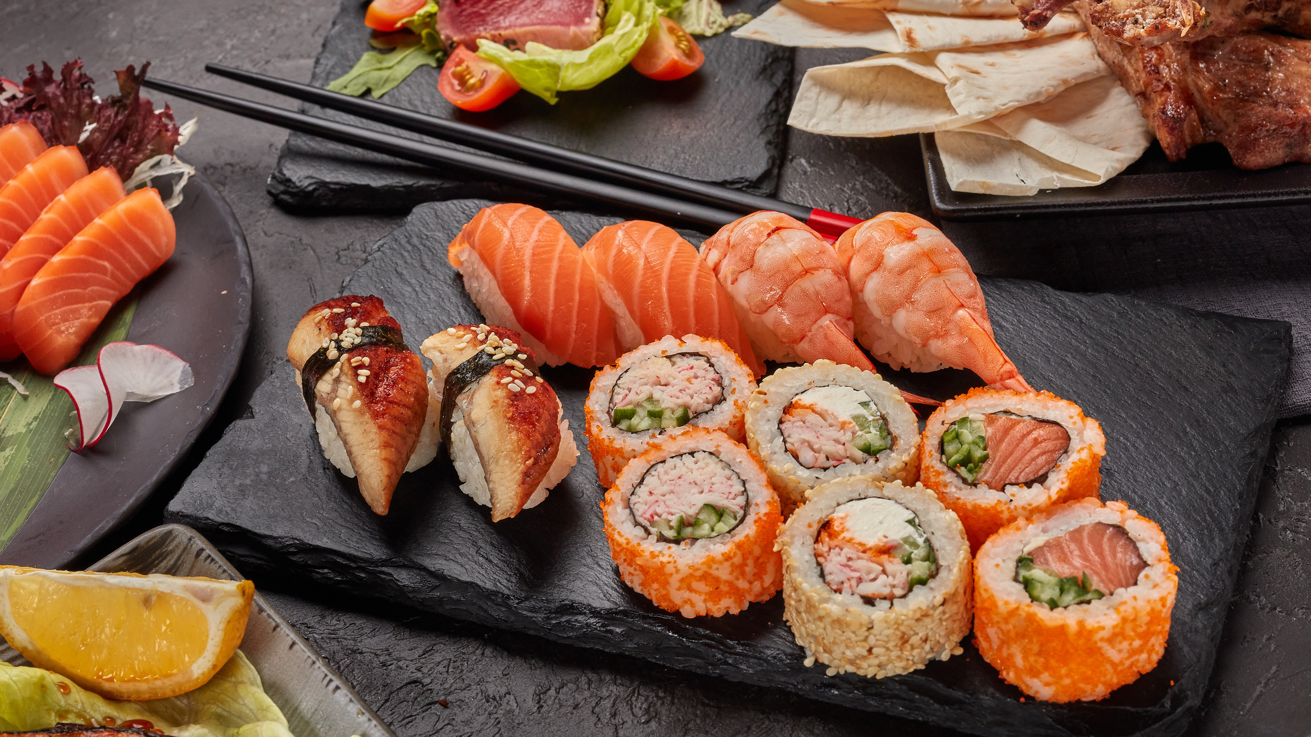 Рекламная фотосъемка суши для меню