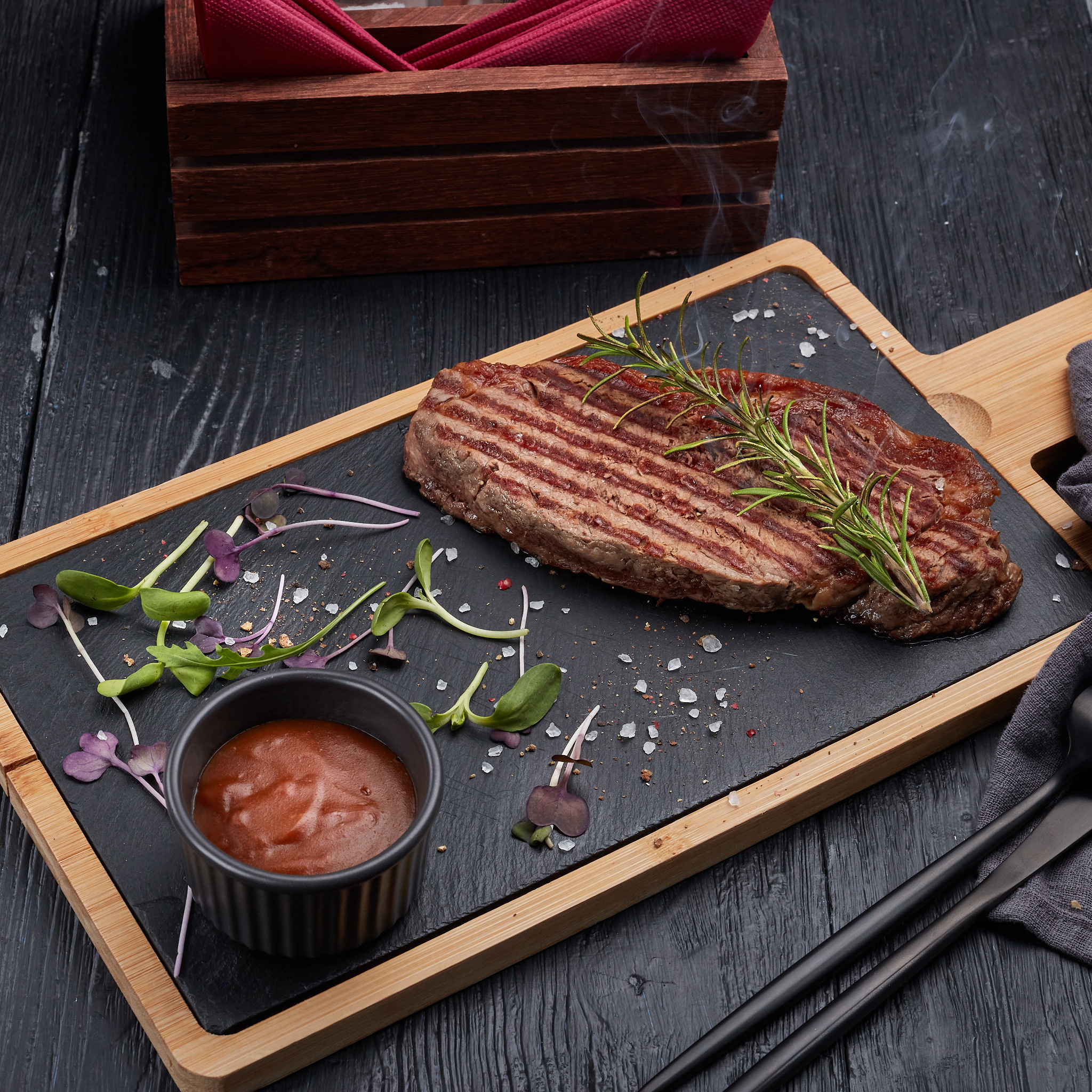 Фотосъемка стейков для меню, рекламы и доставки Яндекс Еда и Delivery Club