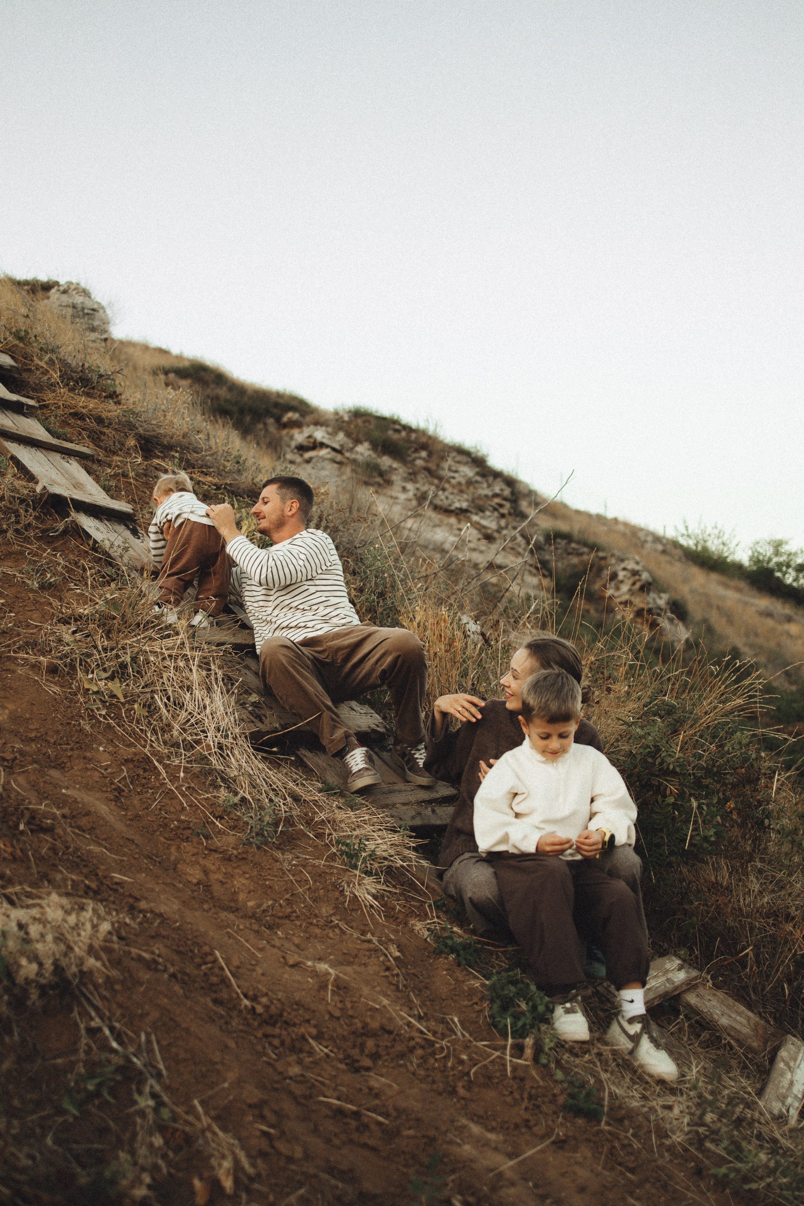 Семейная история, закат в Мержаново. Семейный и детский фотограф, таганрог, ростов-на-дону