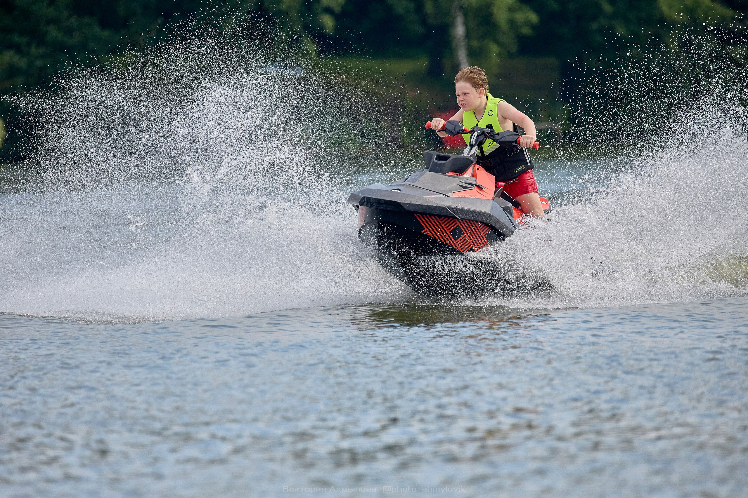 Аквабайки на Северке. Виктория Ахмылова. Фотограф в Москве