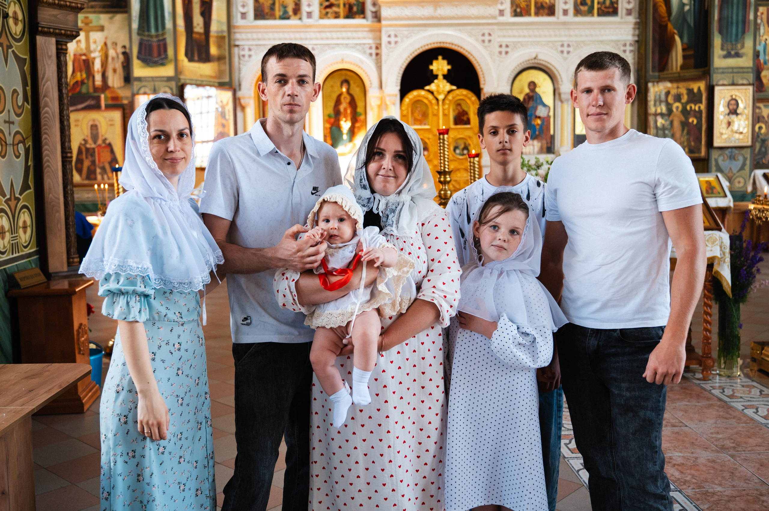 Таинство Крещения Дарьи (Храм Преполовения Пятидесятницы). Фотограф Ярута Оксана / Ростов-на-Дону