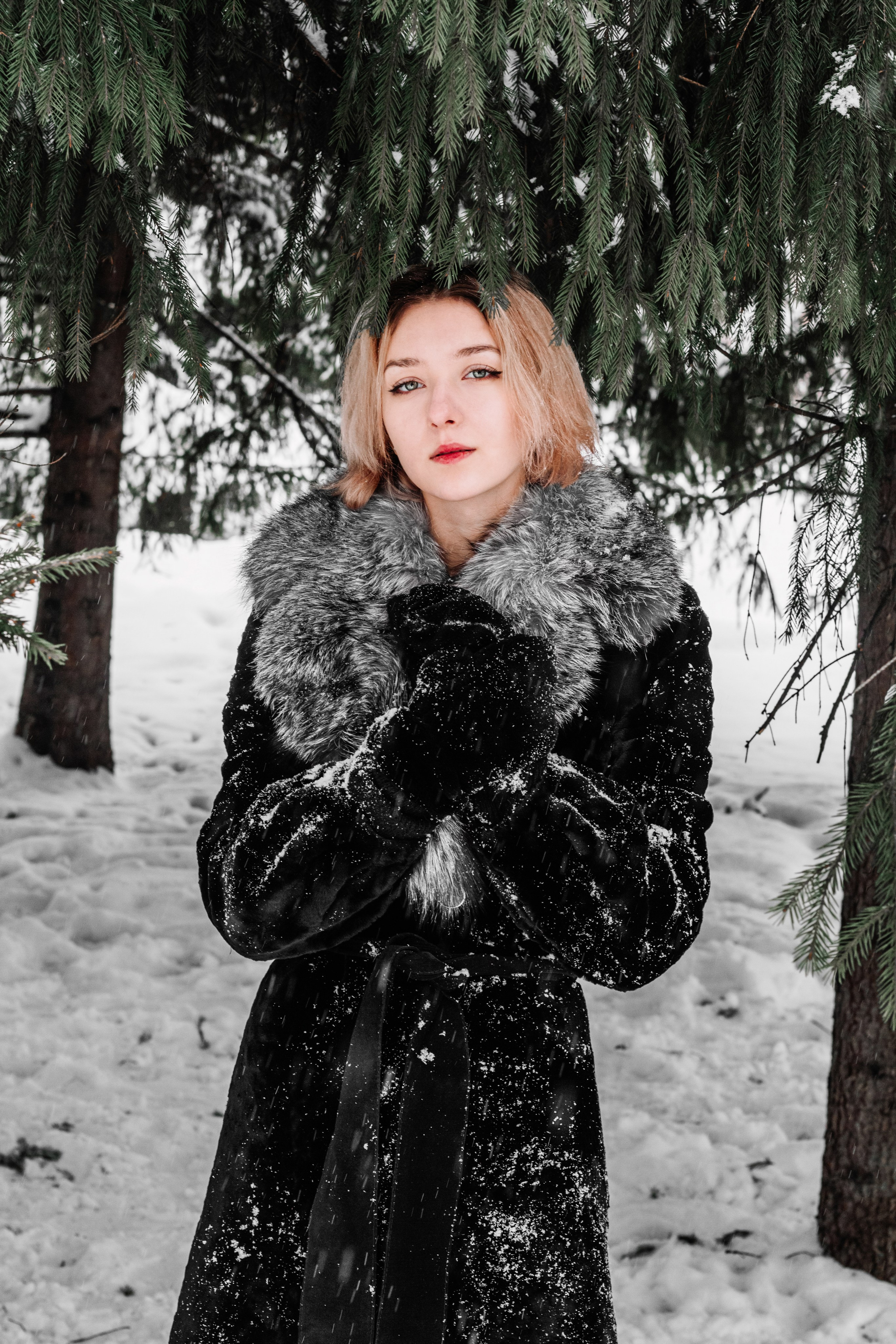 Зима. Фотограф в Новокузнецке