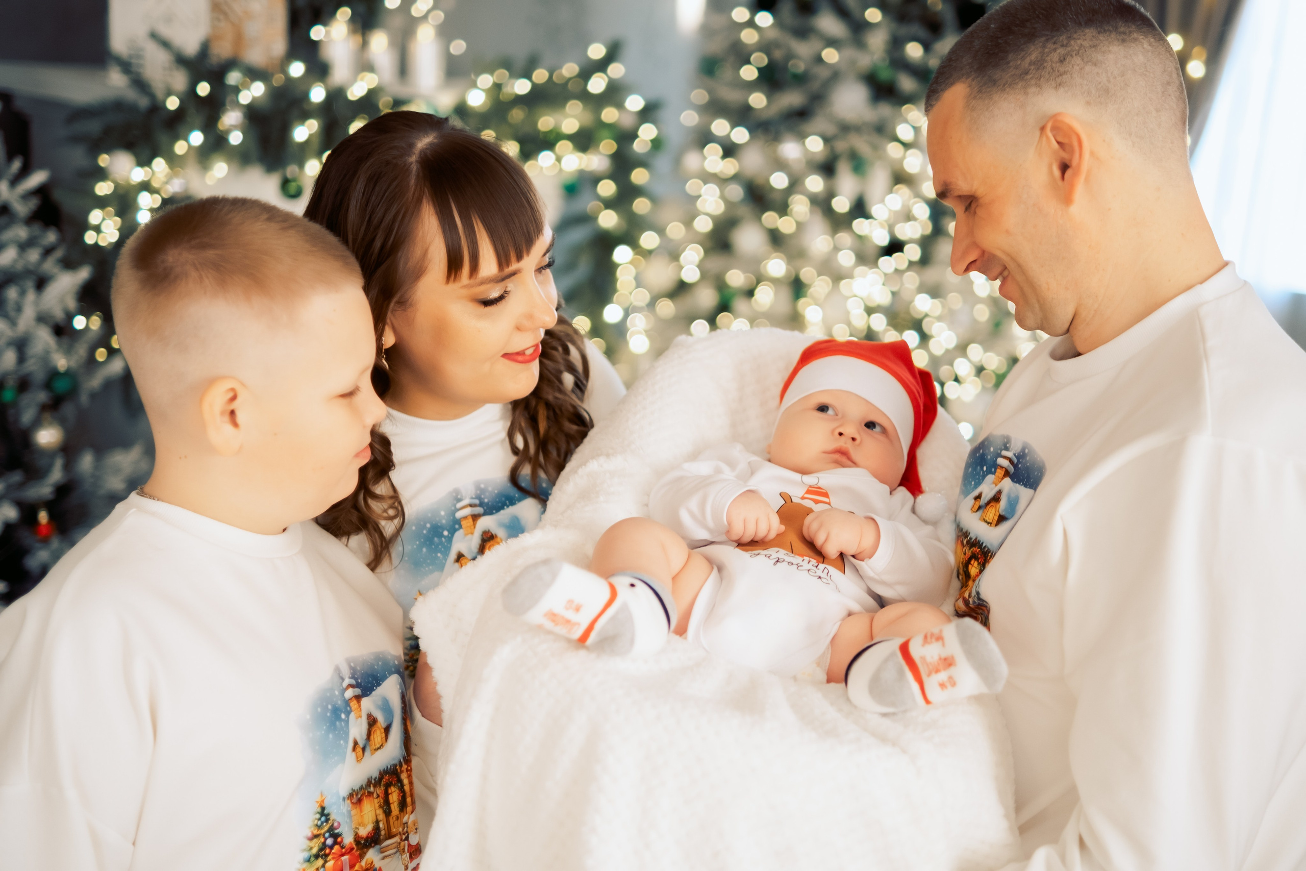 Сергей, Лидия, Даня и Лев. Фотостудия Евгении Кипко. Семейный и женский фотограф в городе Благовещенск Надежда Буярова