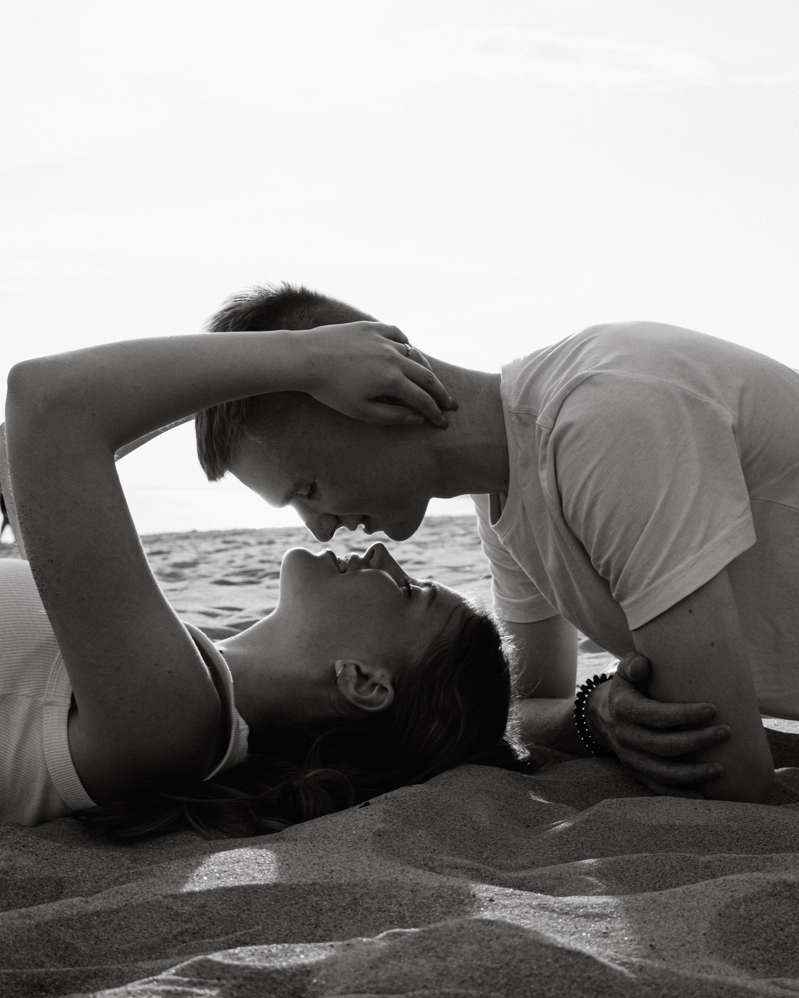 Максим и Анастасия на берегу Финского залива. Varygraphy