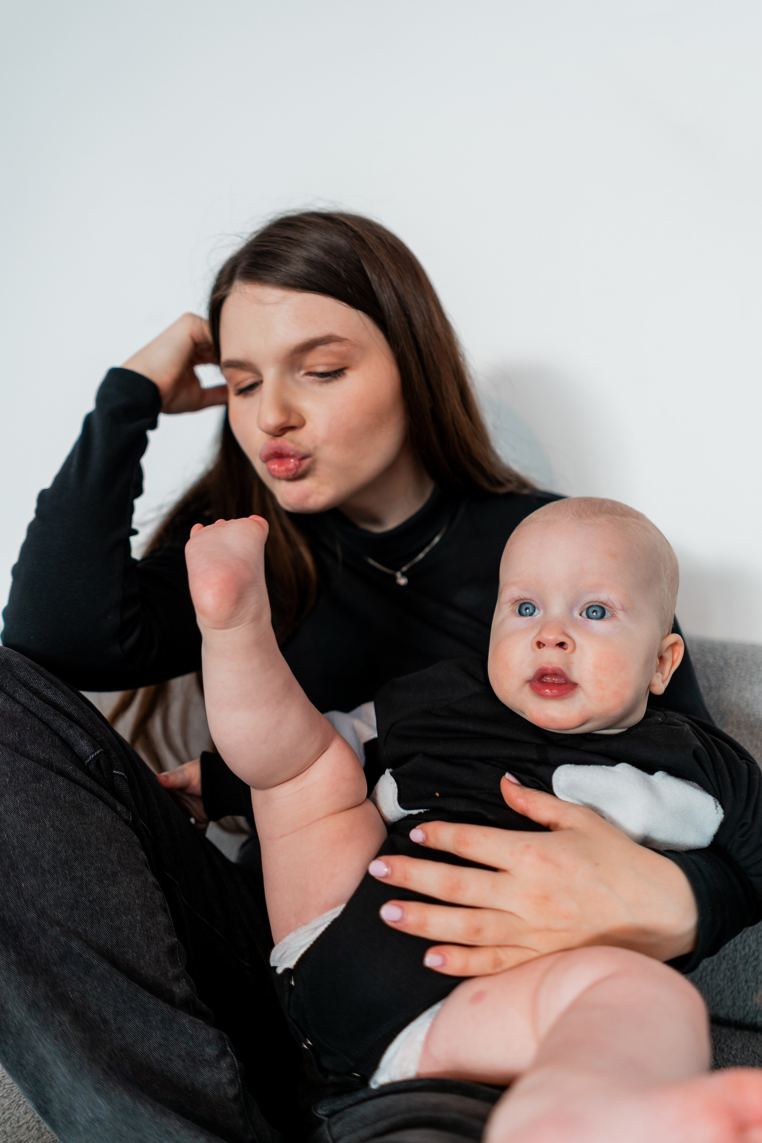 Семейная фотосессия Кристины и малыша Славы в Калуге