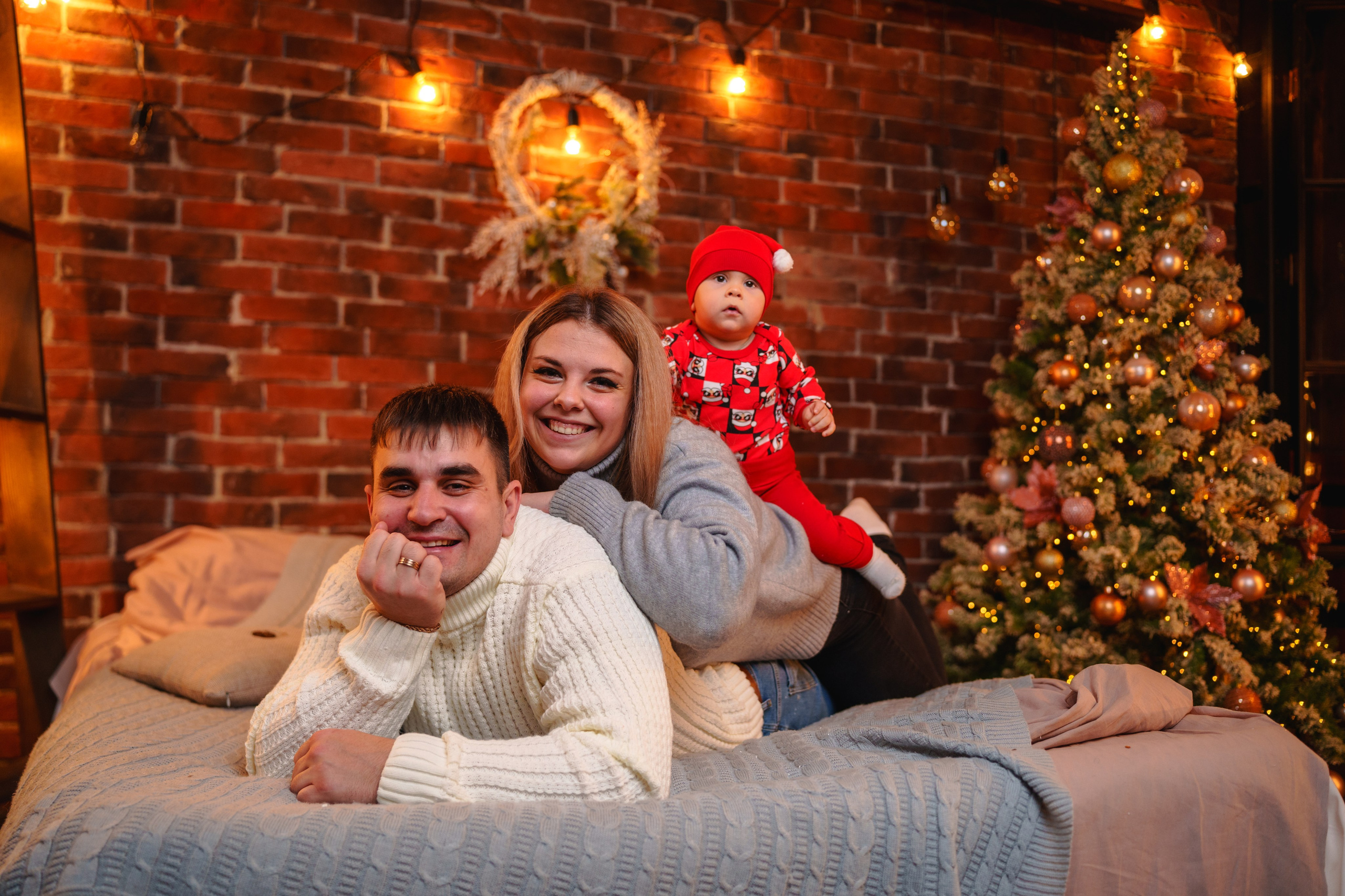 Предновогодняя, студийная съёмка для замечательной семьи. Фотограф Андрей Чеботок (Белгород, Курск, Воронеж, Старый Оскол)