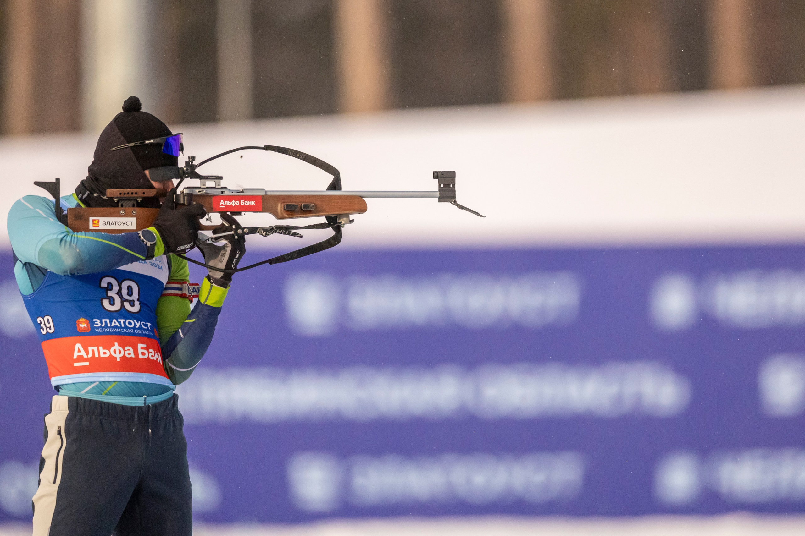 Всероссийская спартакиада по биатлону. Мужчины. Гонка преследования. Спортивный репортажный фотограф Казань Нафис Сиразетдинов