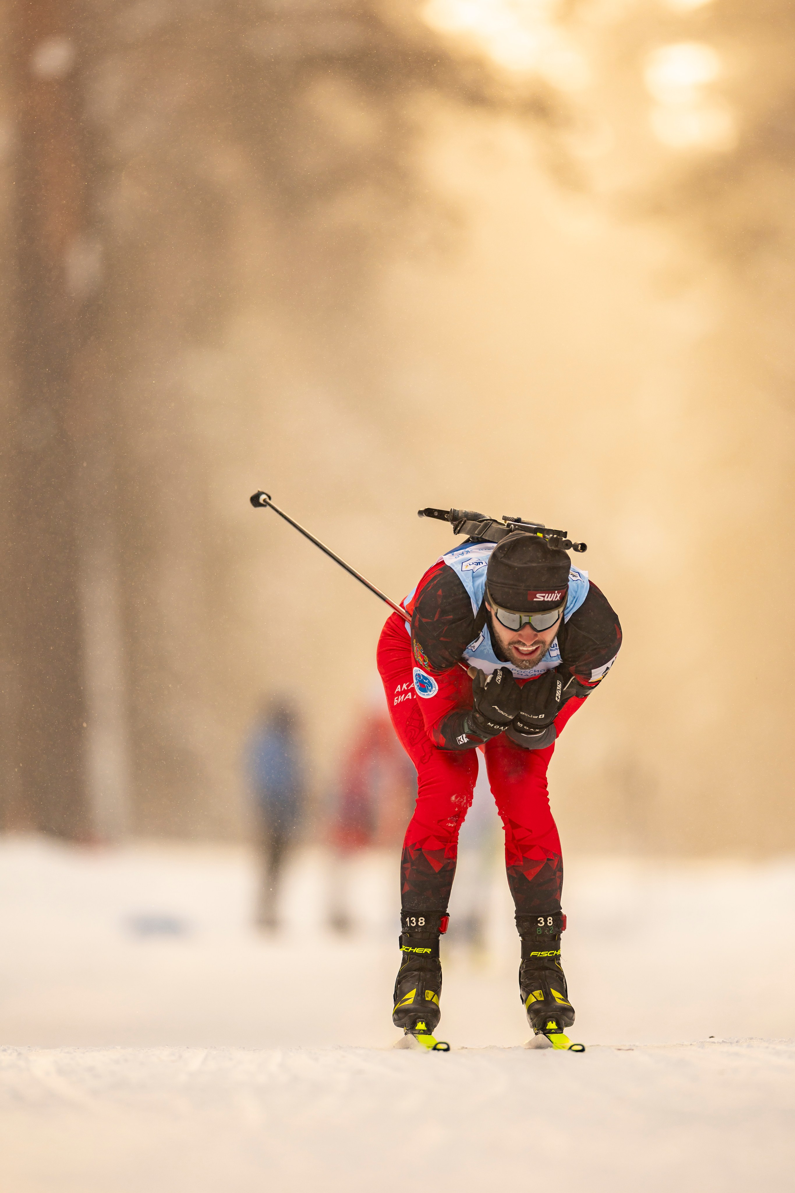 Всероссийская спартакиада по биатлону. Мужчины. Гонка преследования. Спортивный репортажный фотограф Казань Нафис Сиразетдинов