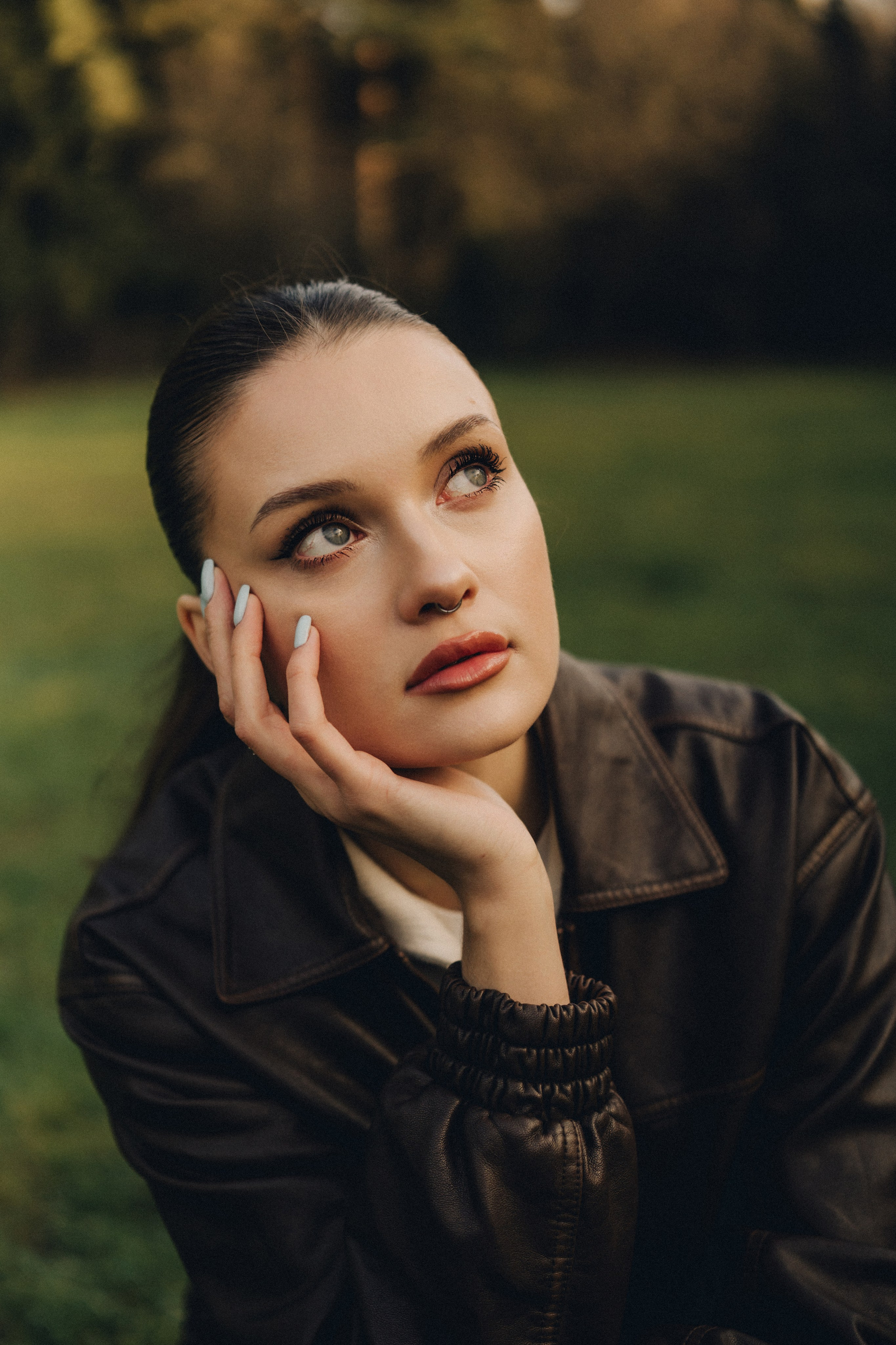 Анастасия | осенняя фотосессия в лесу. Портретный фотограф Москва