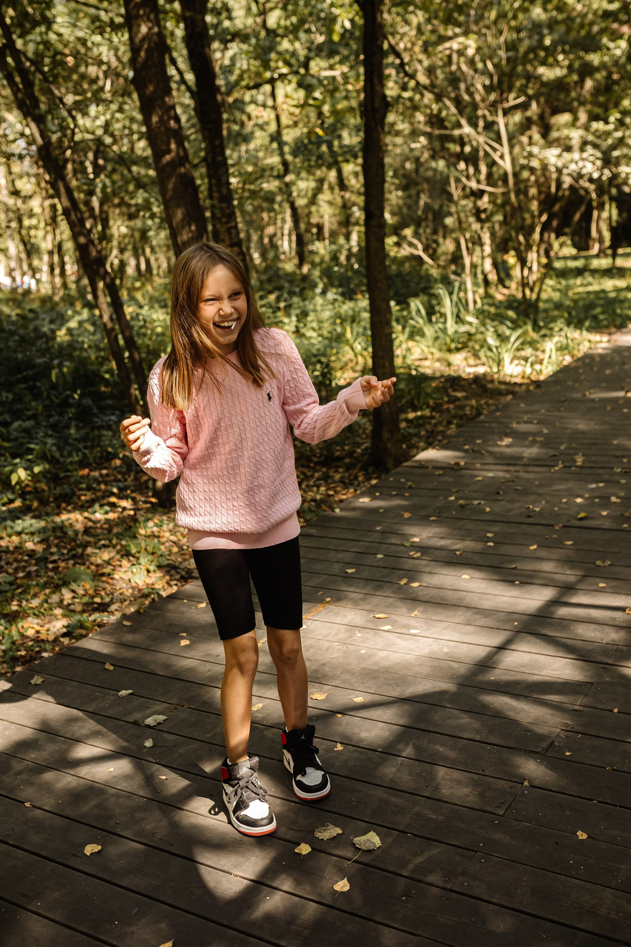Репортаж школьной прогулки в парке. Семейный и женский фотограф в Москве Надежда Воробьева