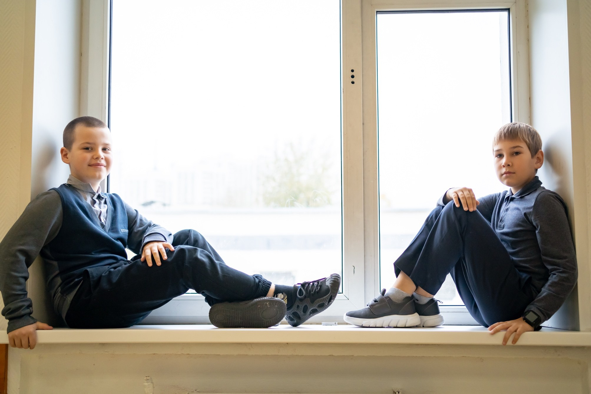 Выпускники начальной школы. Семейный фотограф Варвара Сорока в городе Москве