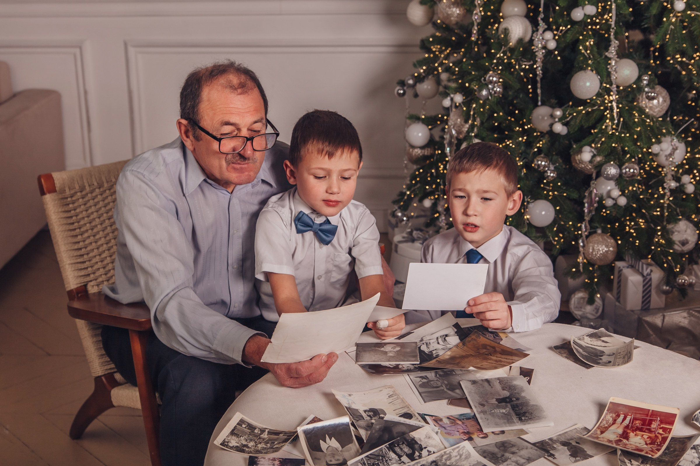 Бабушка, дедушка и внуки. Детский и семейный фотограф в Бердске и Новосибирске Дарья Гребнева
