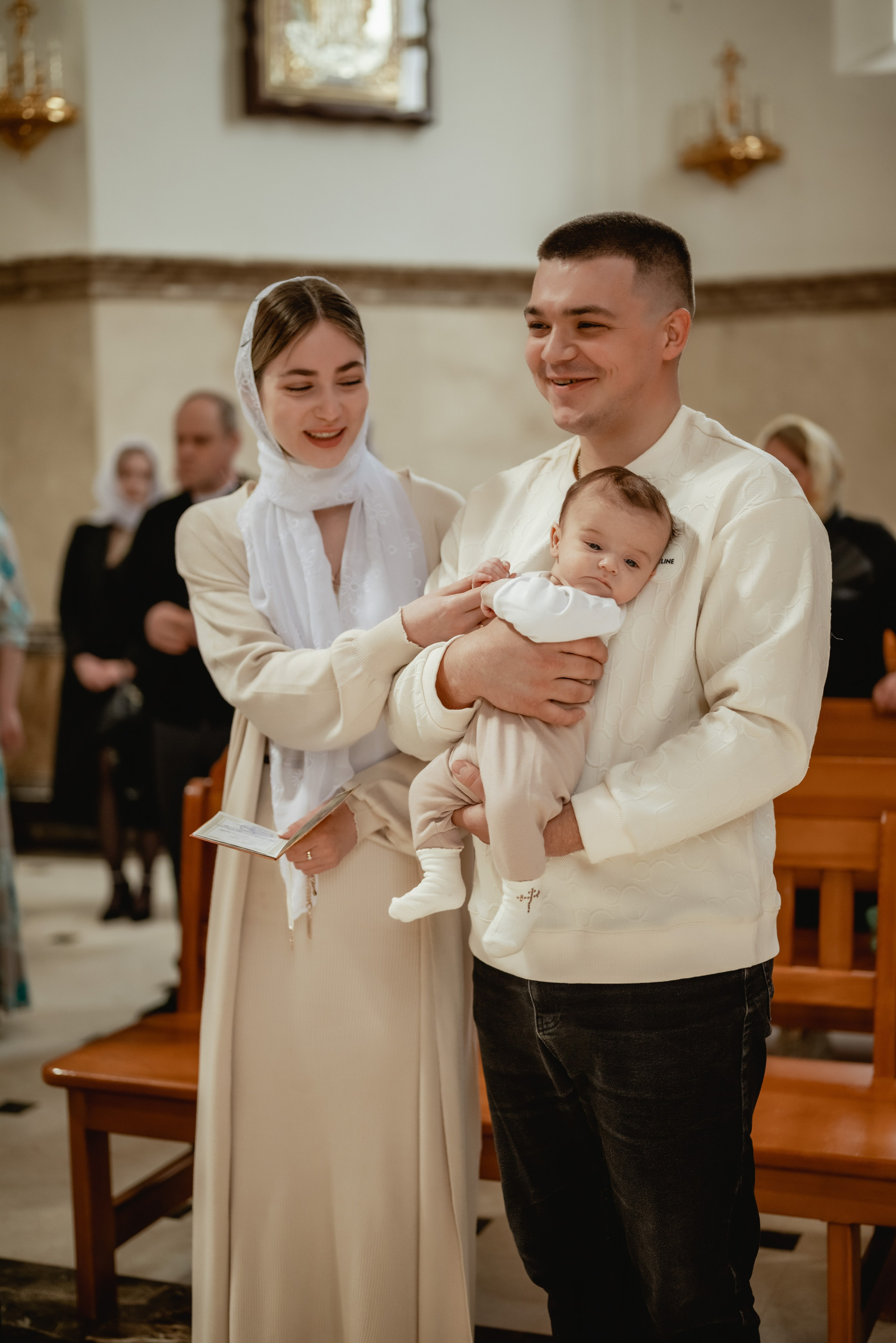 Крещение в Донецке. Юлия Басня семейный и свадебный фотограф в Донецке
