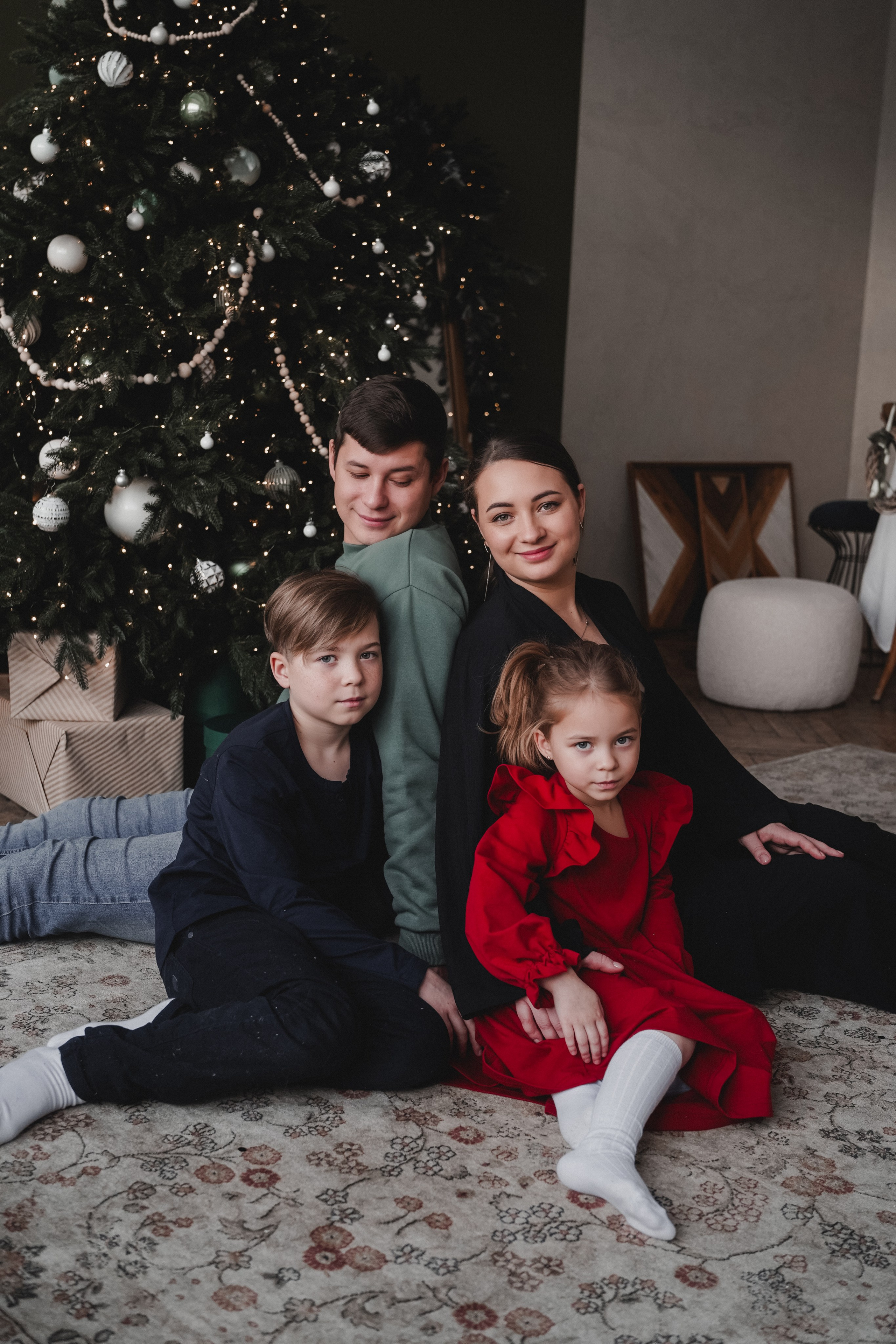 Новогодняя семейная фотосессия. Фото и видео съемка