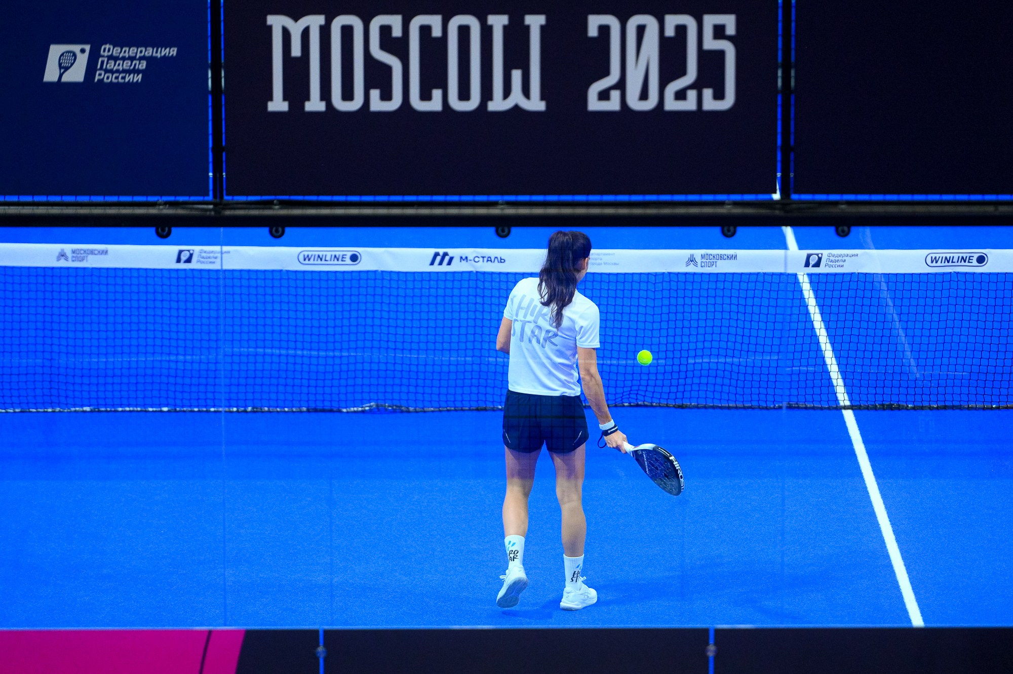 Падел: Международный турнир «Москва 2025». Елена Дружинина. Спортивный и репортажный фотограф