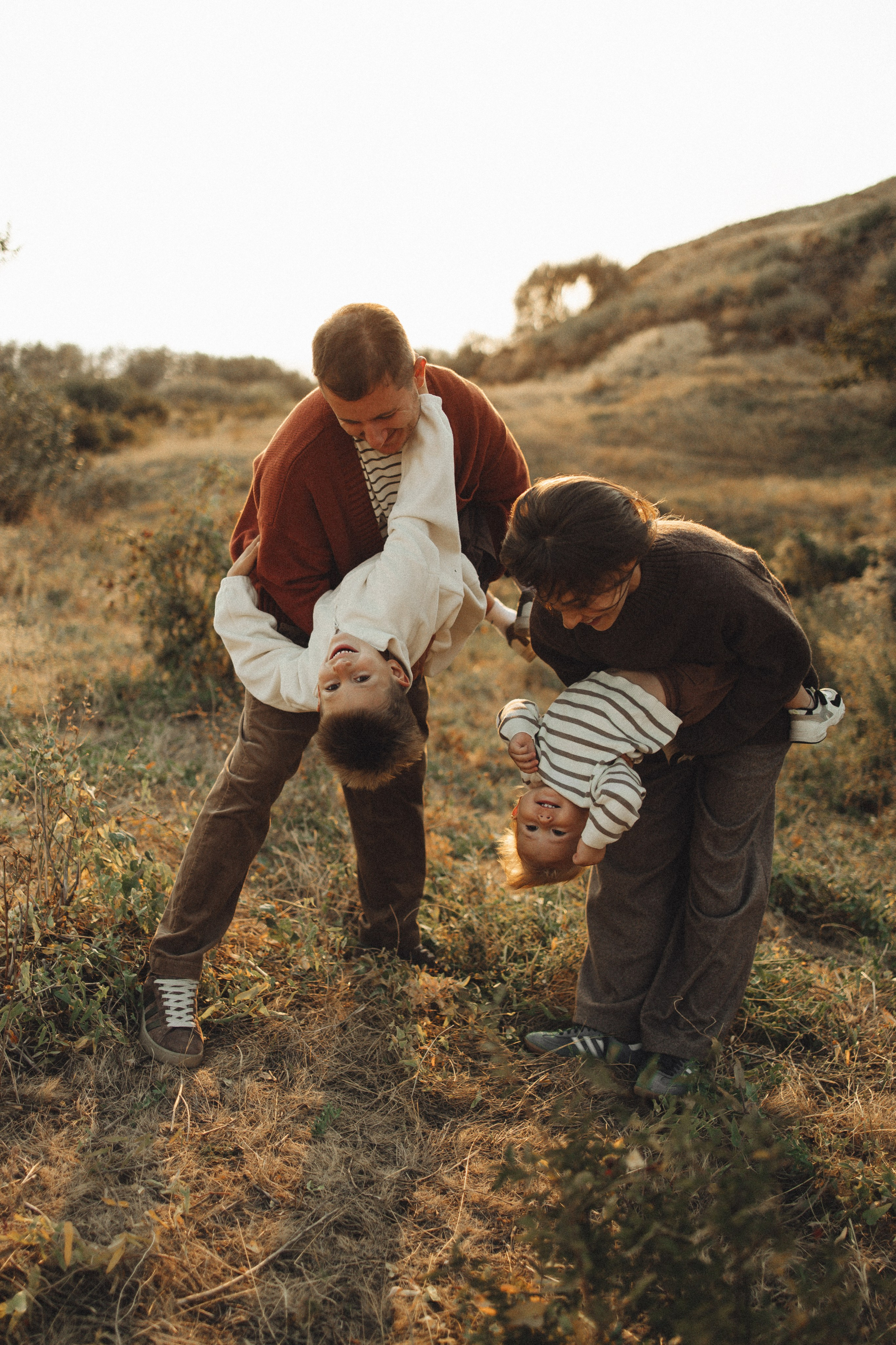 Семейная история, закат в Мержаново. Семейный и детский фотограф, таганрог, ростов-на-дону