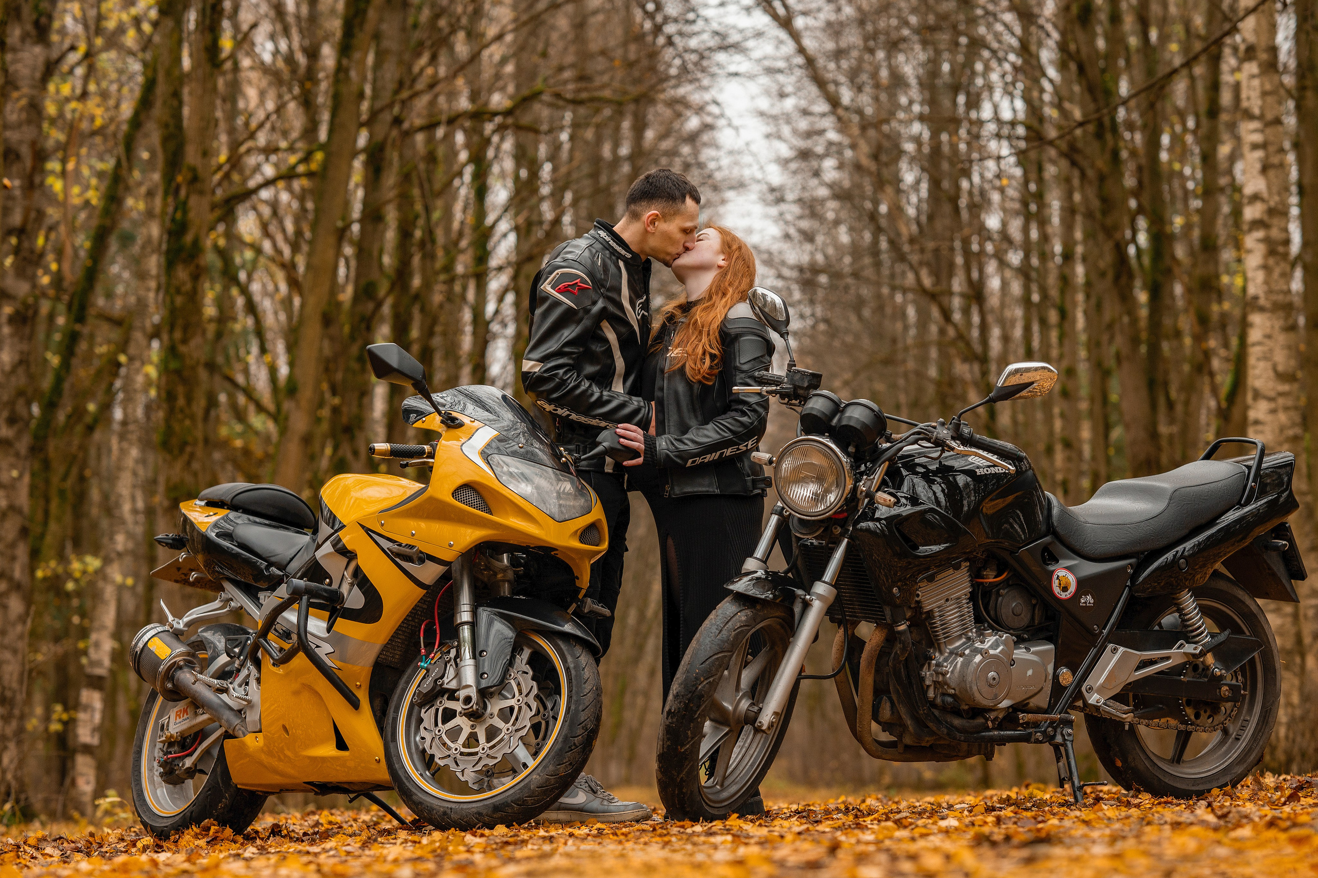 Мото-семья в ожидании. Творческий фотограф Вологда