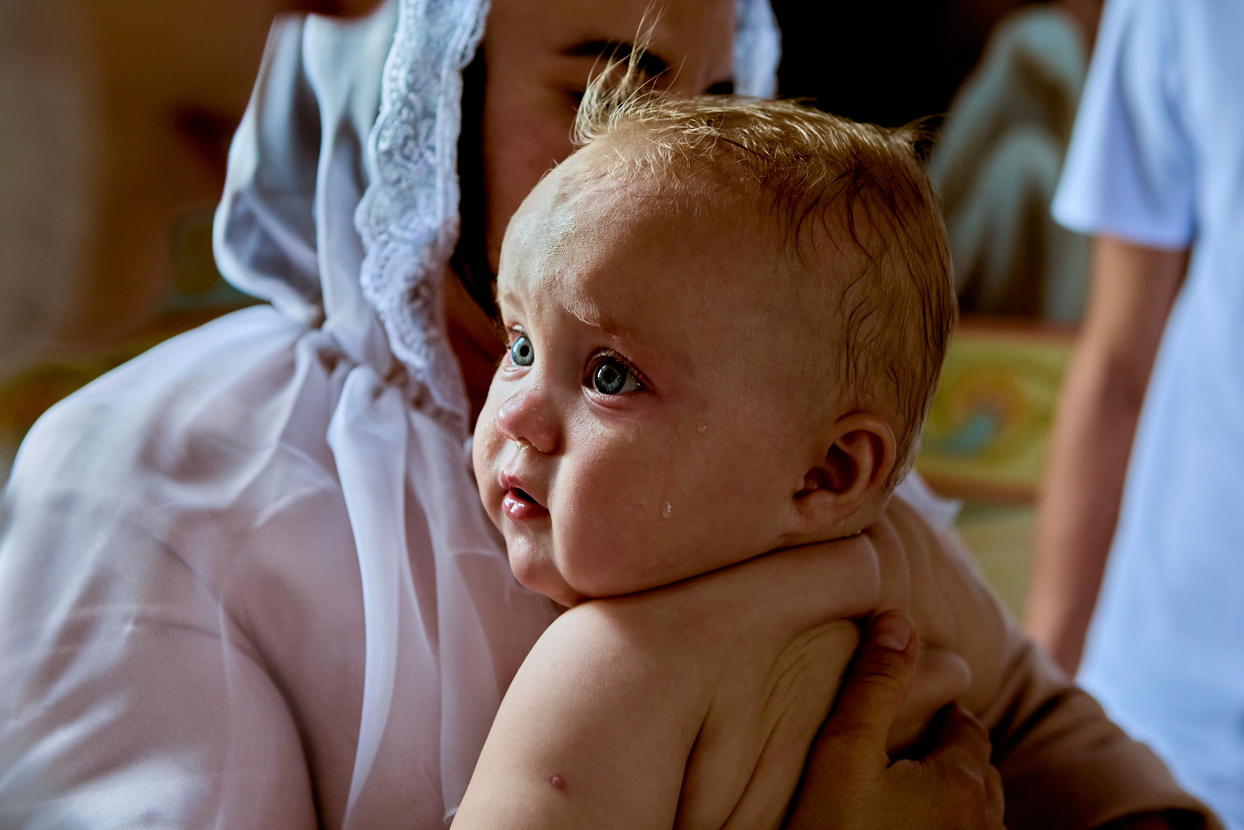 Портрет Младенца на Крещение фотограф Крещения и Венчания Николай Голованов