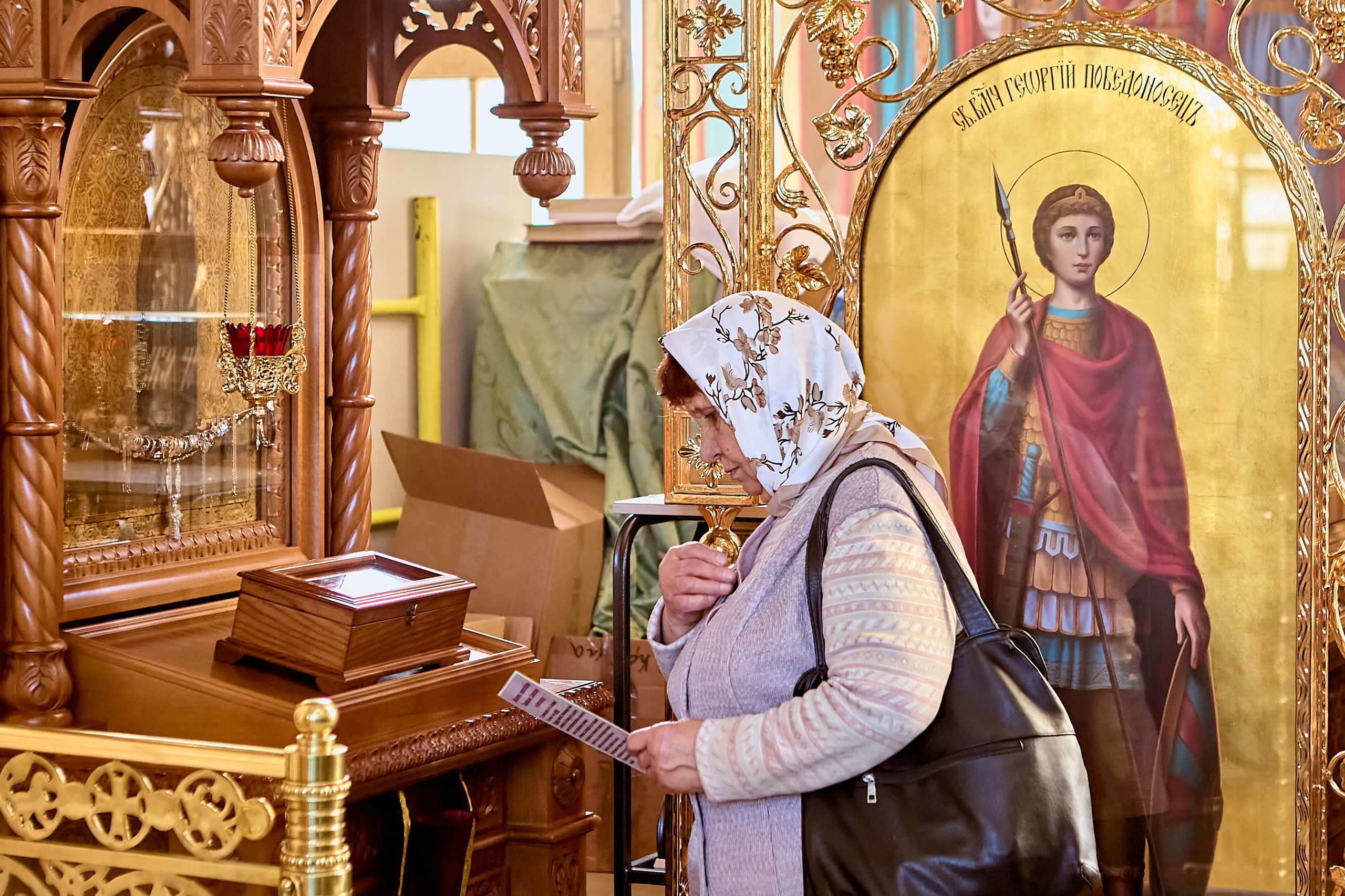 Фотографии в храме во второе Воскресение Великого поста