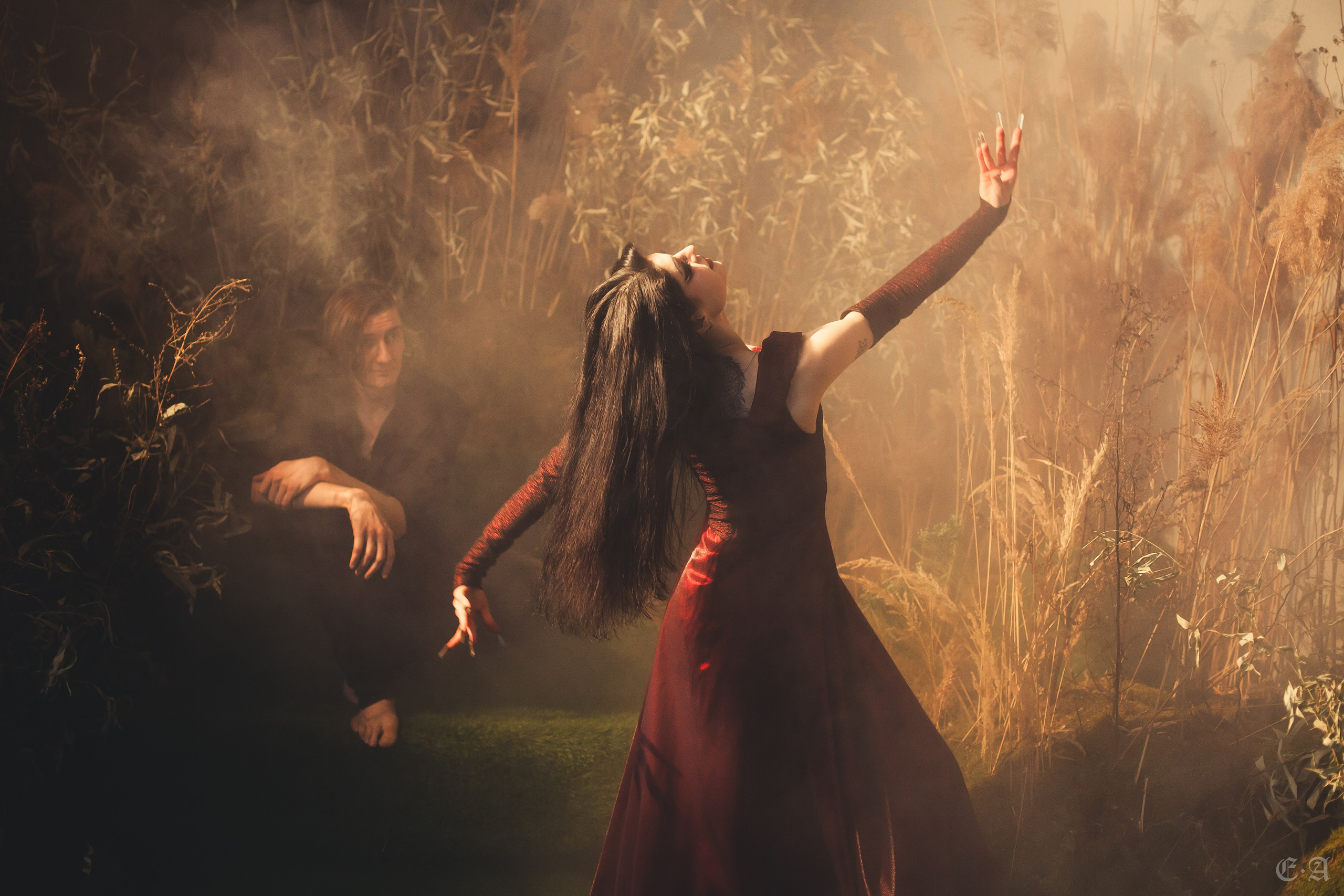 Съемки клипа «Клок тумана». Фотограф Ellairen