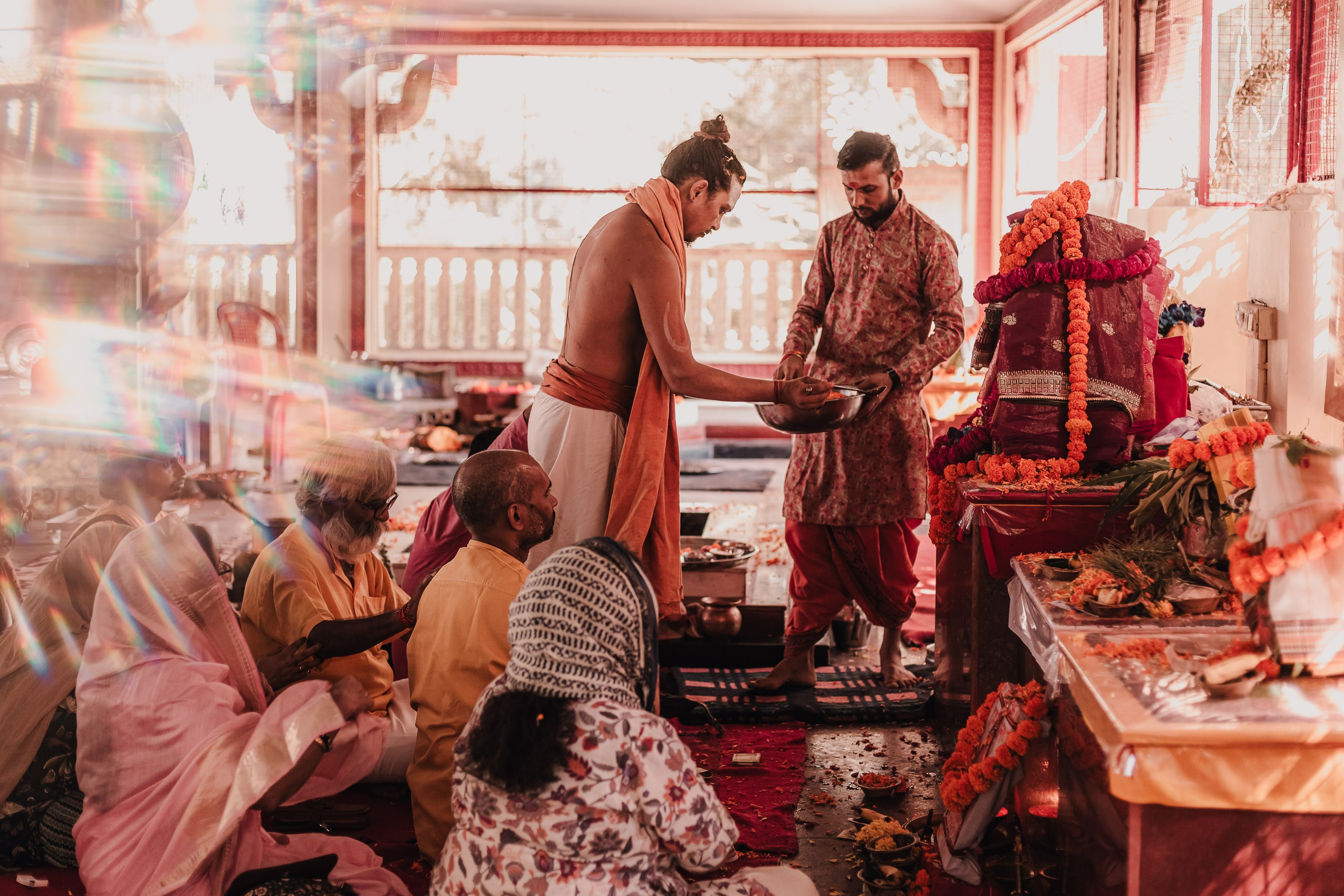 Lakshmi pooja in India. Mariam Bagdasaryan