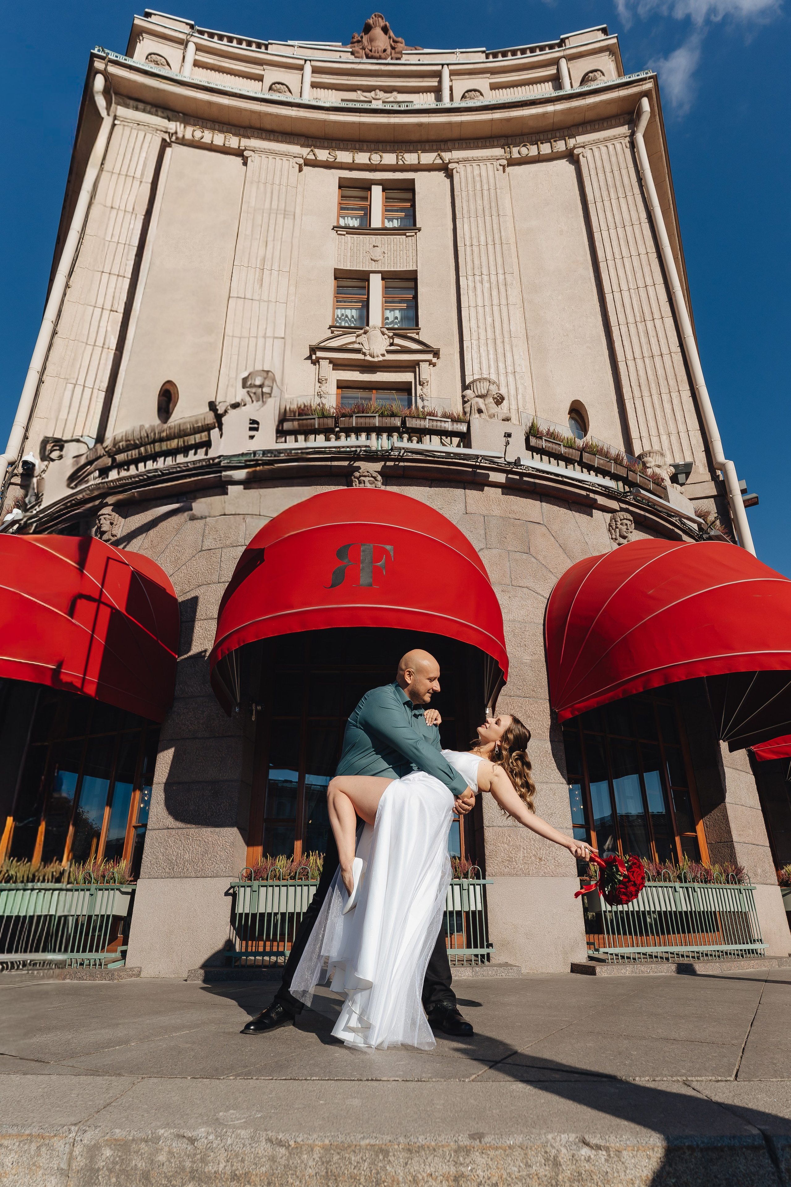 Свадебное фото гостиница Астория СПБ