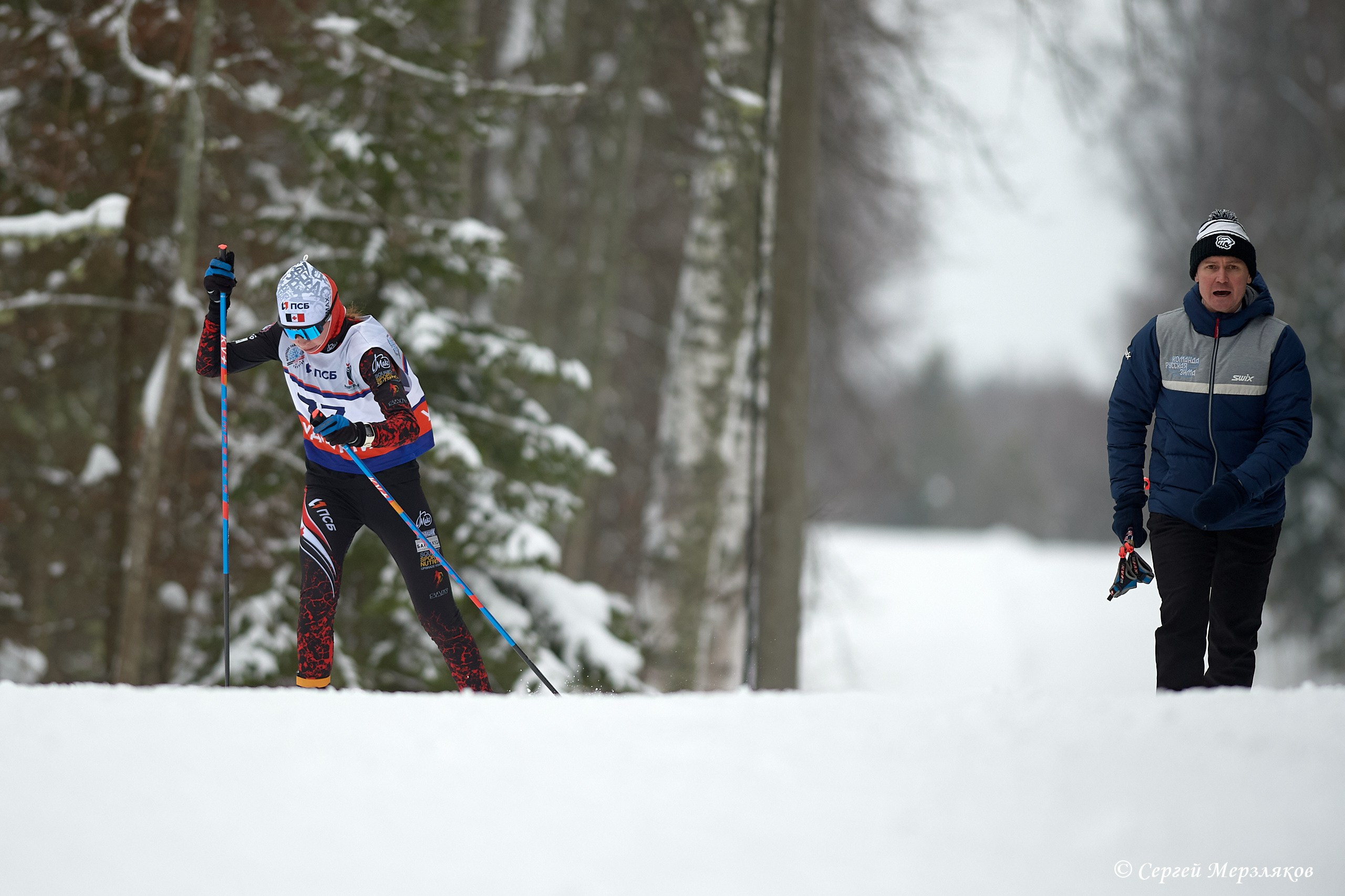 Всероссийские соревнования по лыжным гонкам на призы ЗМС Галины Кулаковой. Спортивный репортажный фотограф в Ижевске Сергей Мерзляков