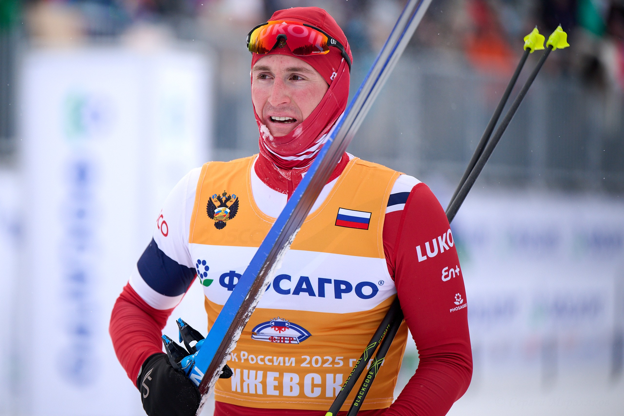 VI этап ФосАгро Кубка России по лыжным гонкам. Ижевск 25.01.2025 и 26.01.2025. Спортивный репортажный фотограф в Ижевске Сергей Мерзляков