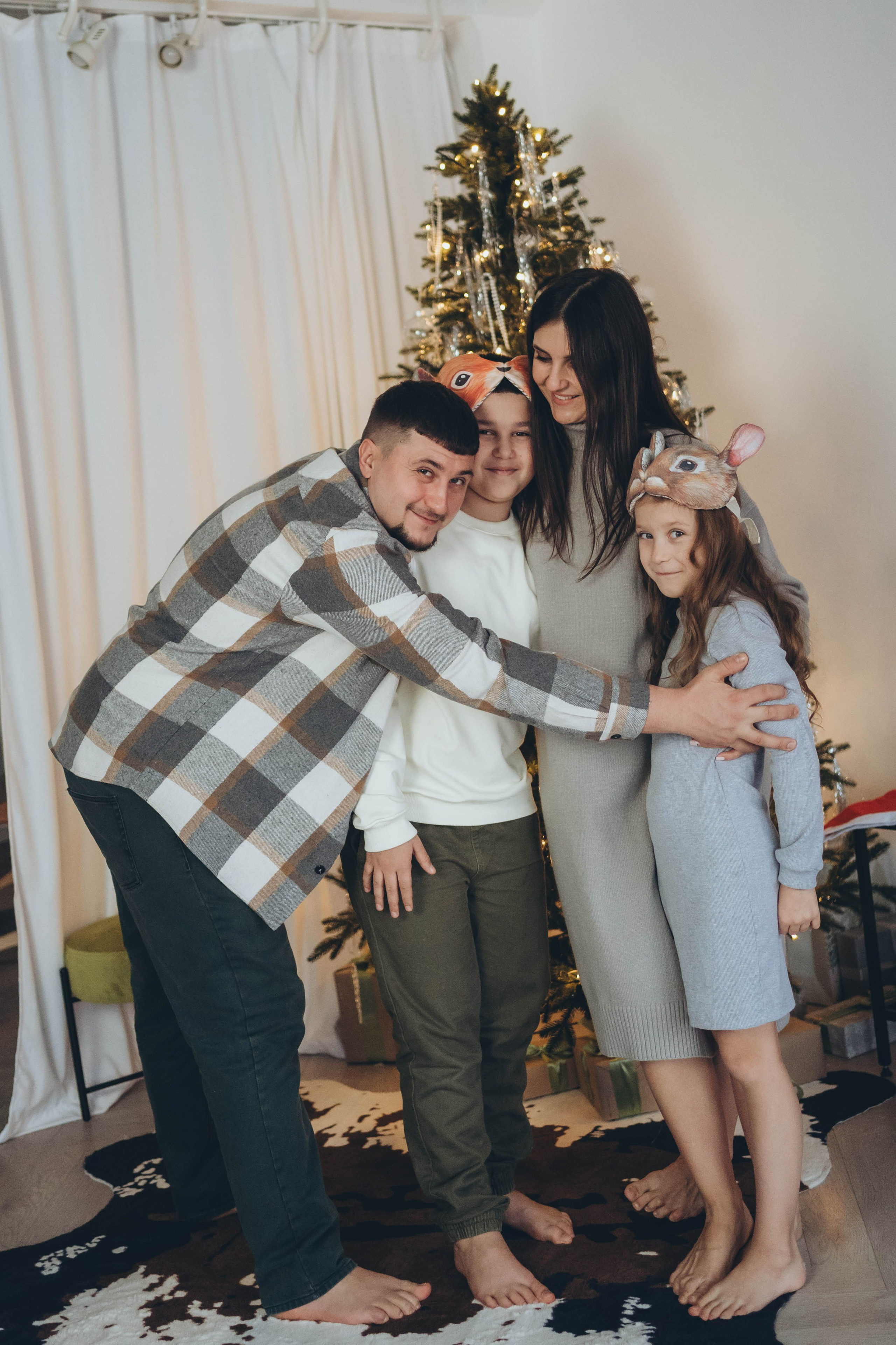 Женя, Ева, Тим и Сергей