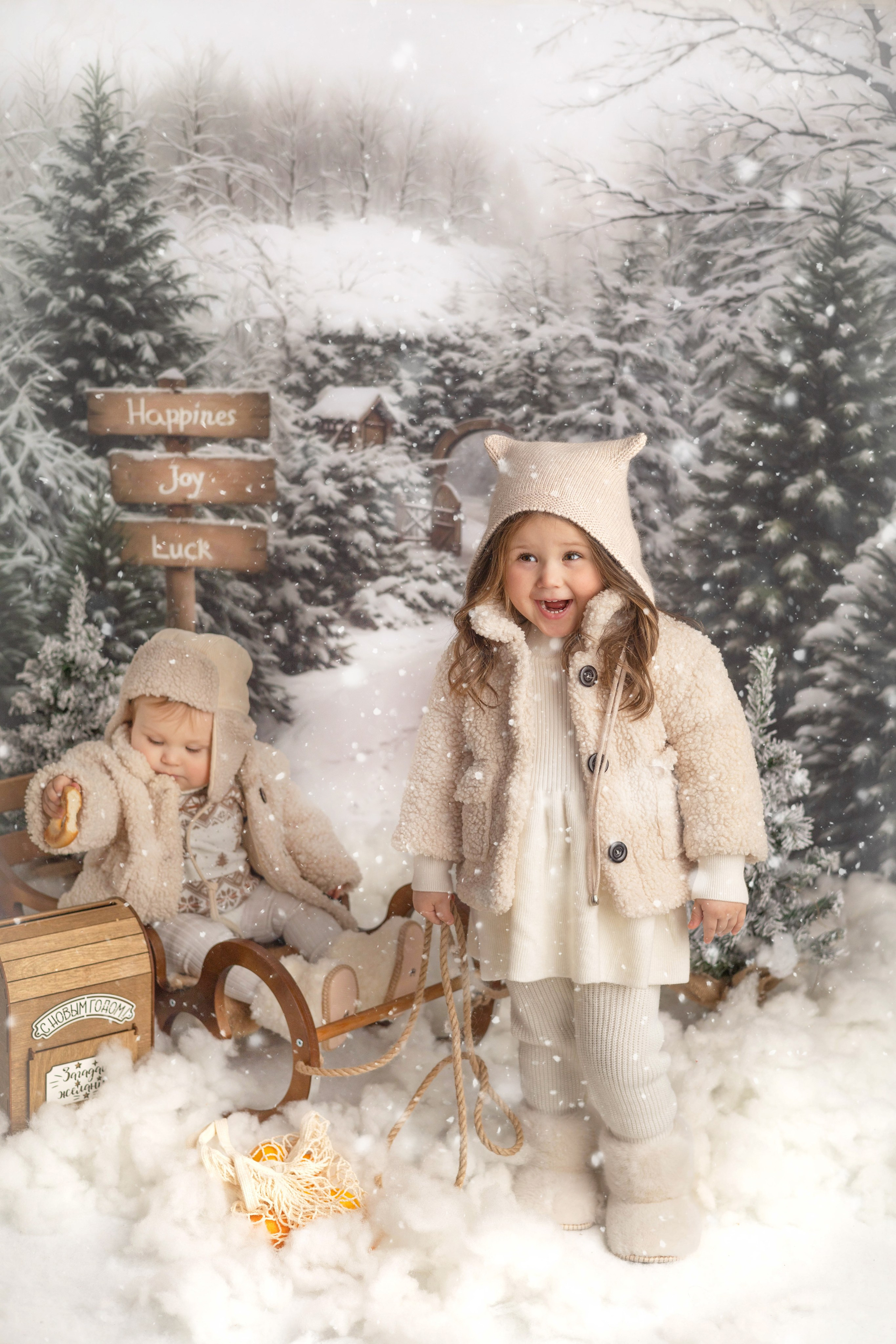 «Лесная опушка». «Вкадре» — фотосессия новорожденных Тула | детский фотограф в Туле