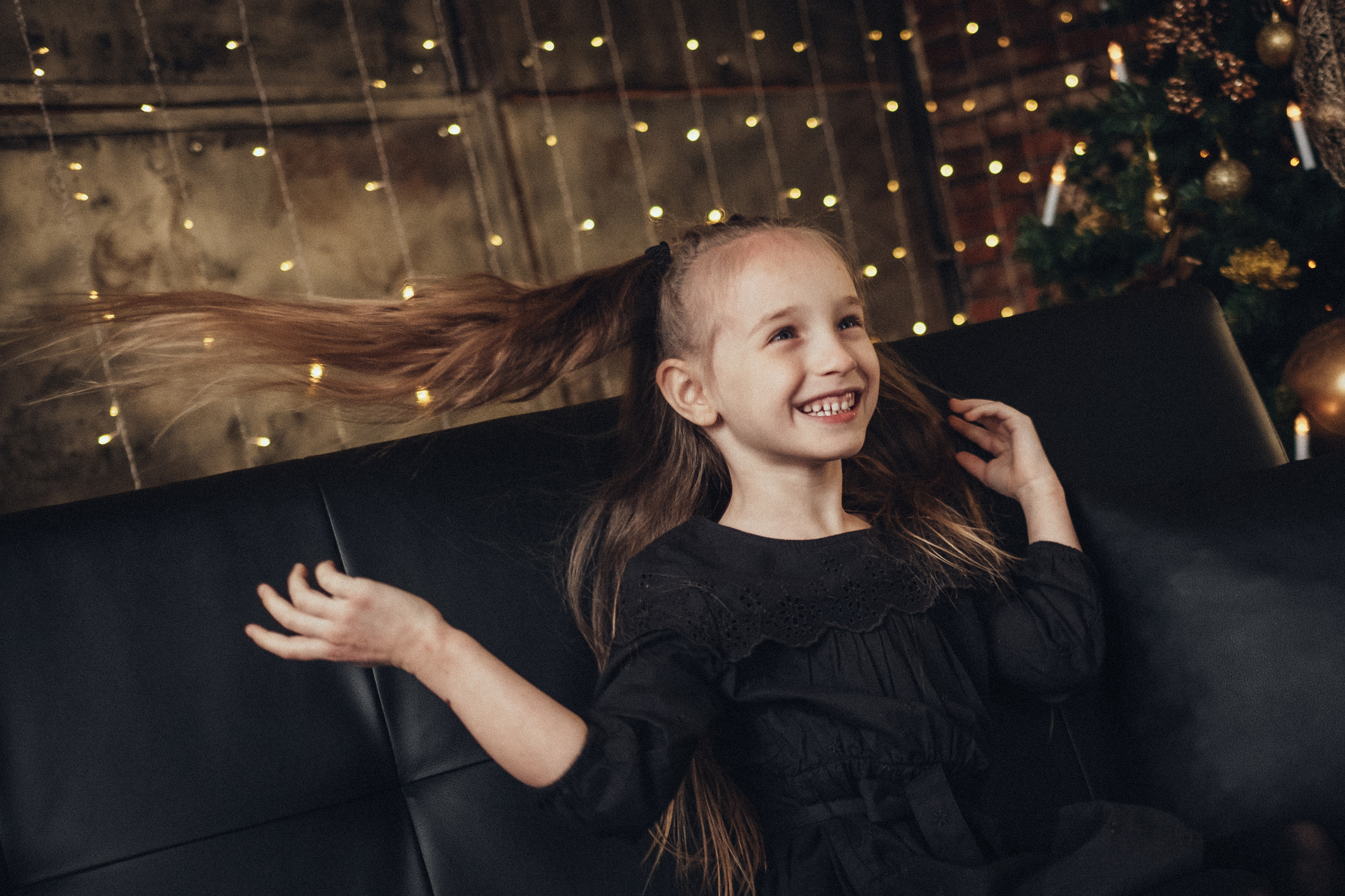 Новогодняя фотосъемка в студии в стиле лайфстайл с маленькими детьми. Фотограф в городе Астрахань Ольга Лазиева