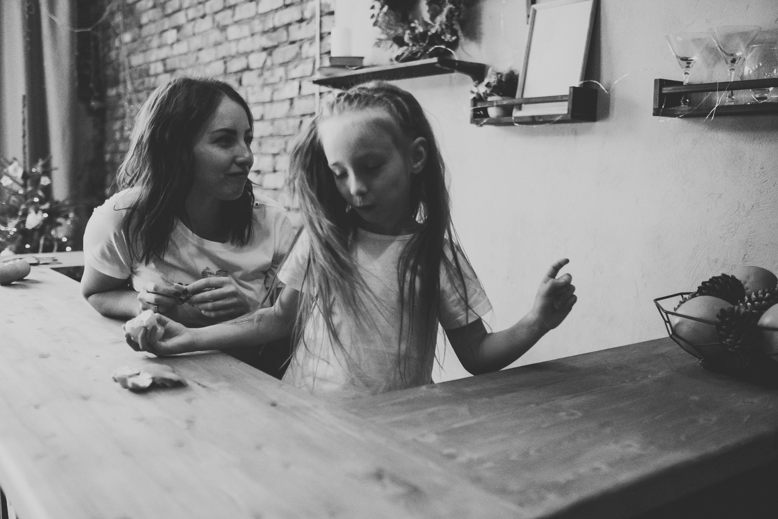 Новогодняя фотосъемка в студии в стиле лайфстайл с маленькими детьми. Фотограф в городе Астрахань Ольга Лазиева