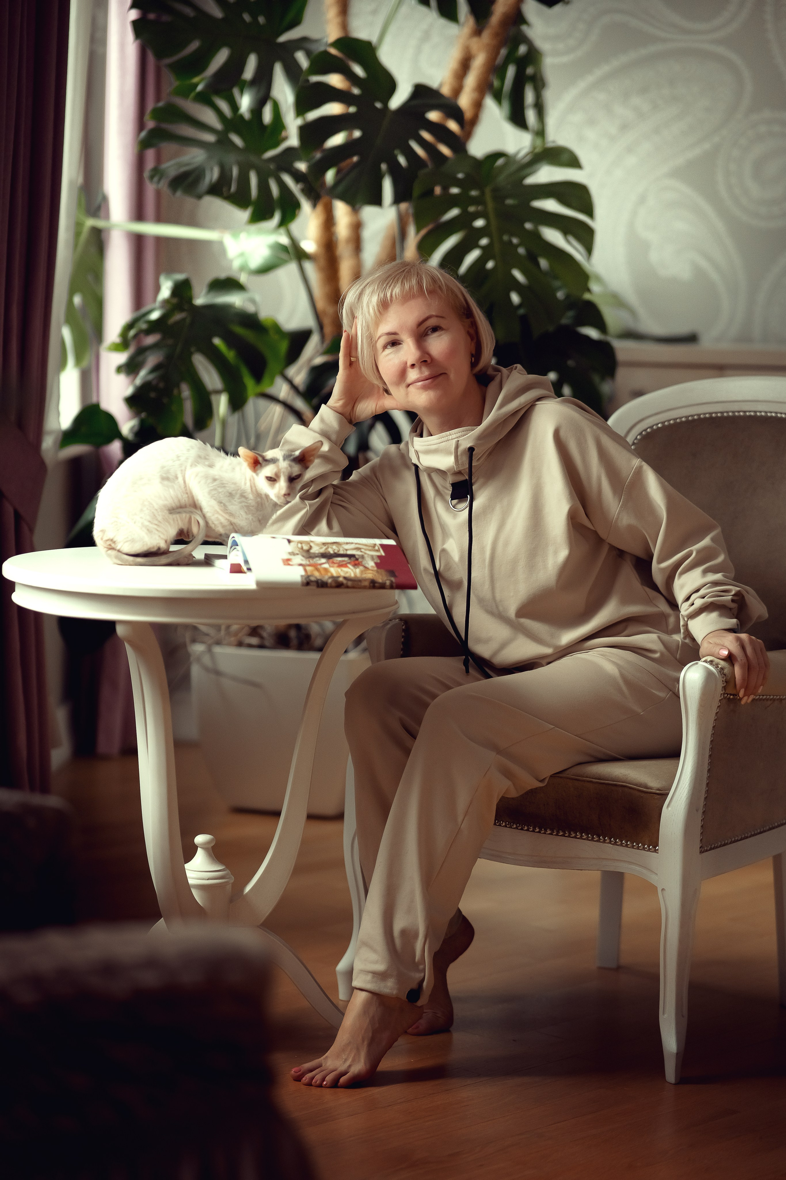 Семейная с кошками. Портретный и семейный фотограф в Санкт-Петербурге Татьяна Дубова