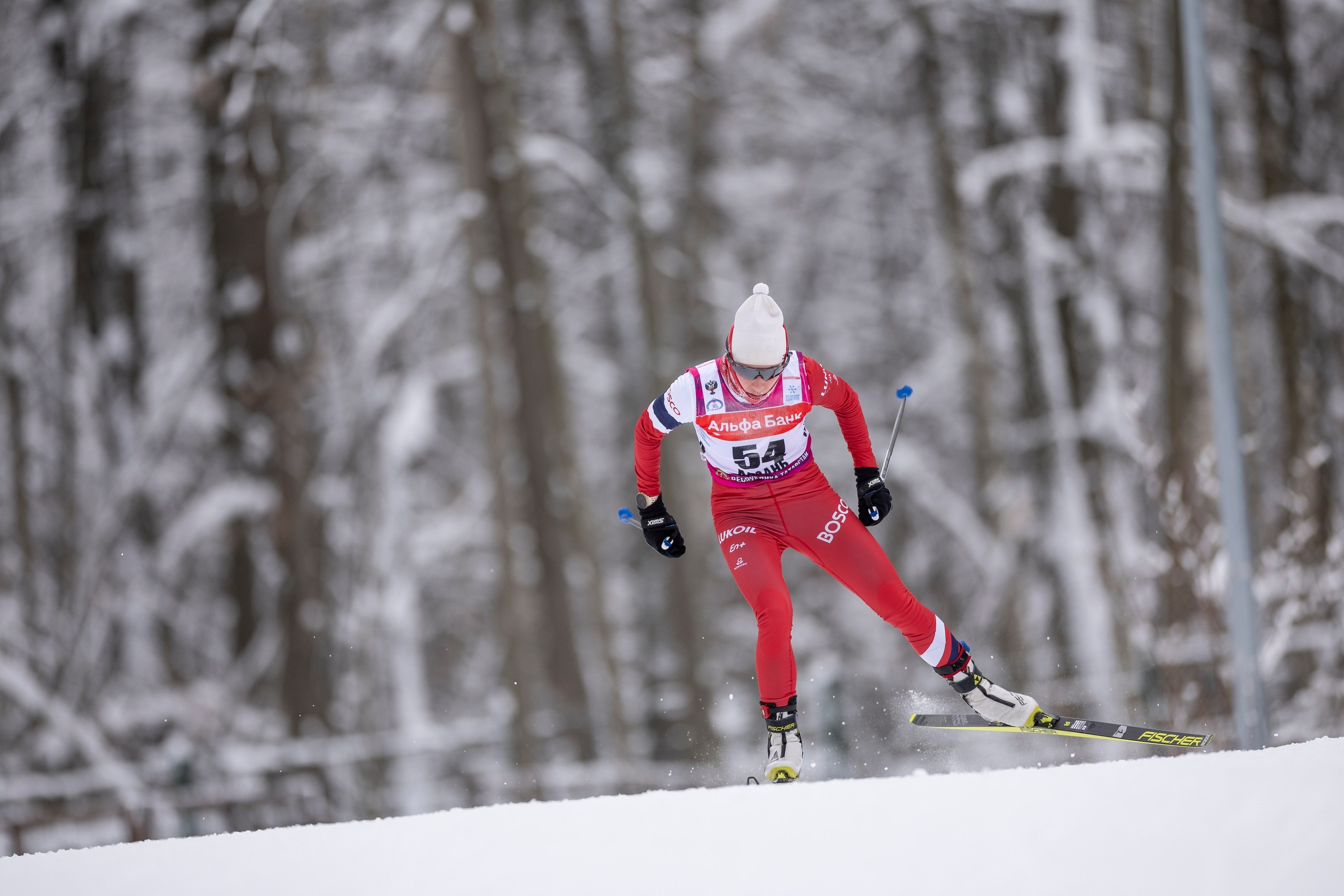Кубок Росси по лыжным гонкам 2024. Женщины 10 км. Спортивный репортажный фотограф Казань Нафис Сиразетдинов