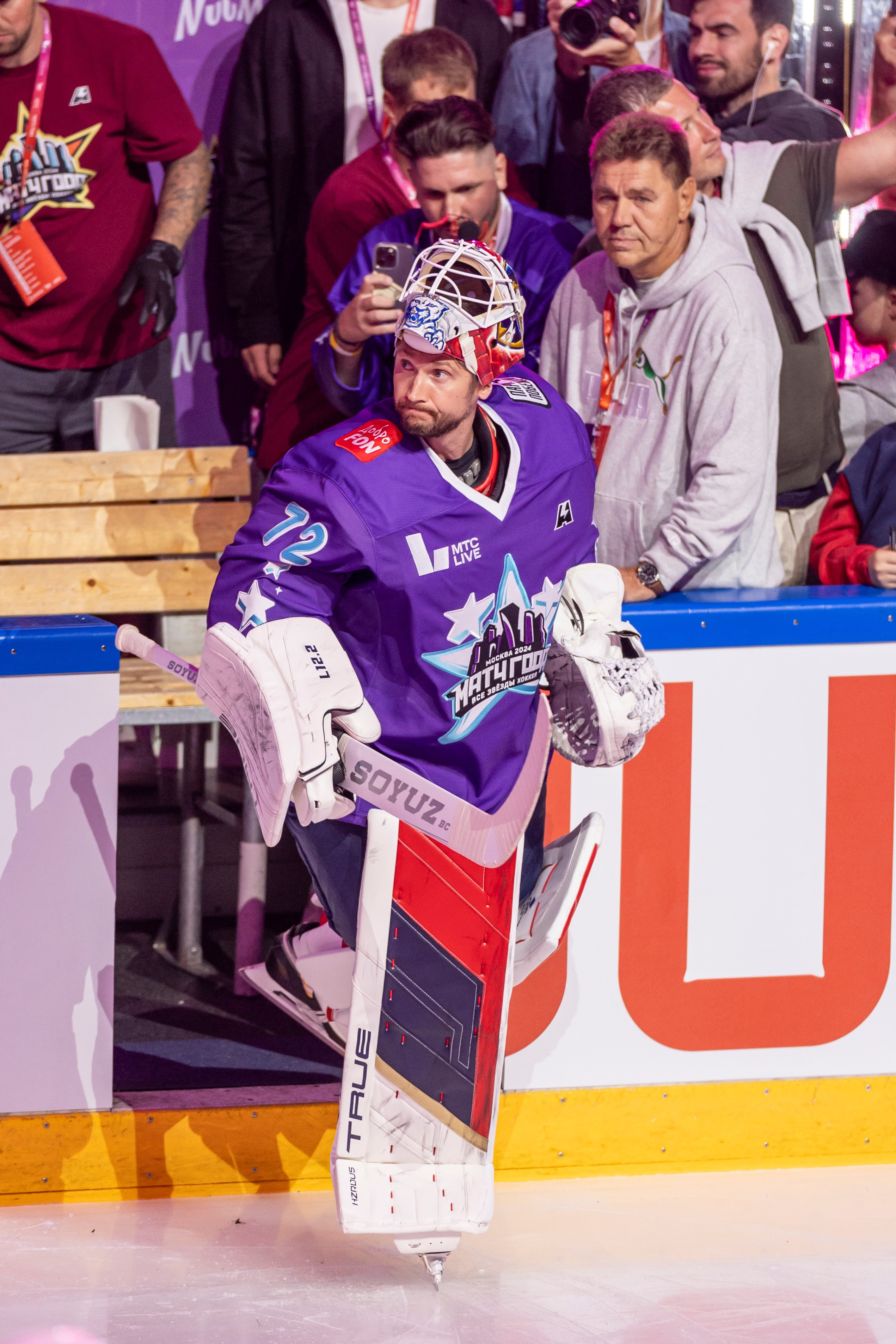 Матч года 2024: Игроки НХЛ против Игроков КХЛ. Спортивный репортажный фотограф Казань Нафис Сиразетдинов