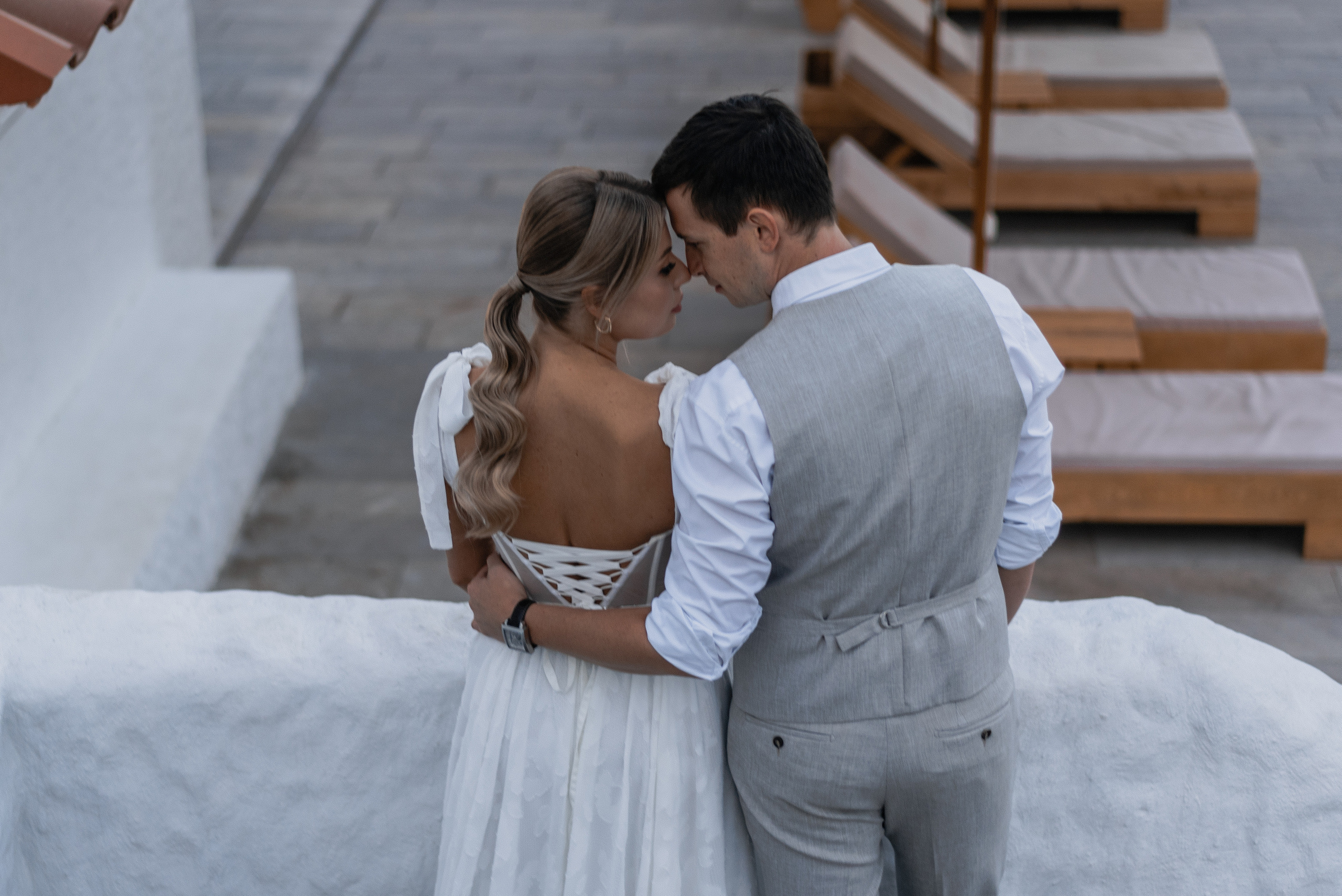 Santorini. Свадебный воркошп. Фотограф Алеся Груздо Волгоград