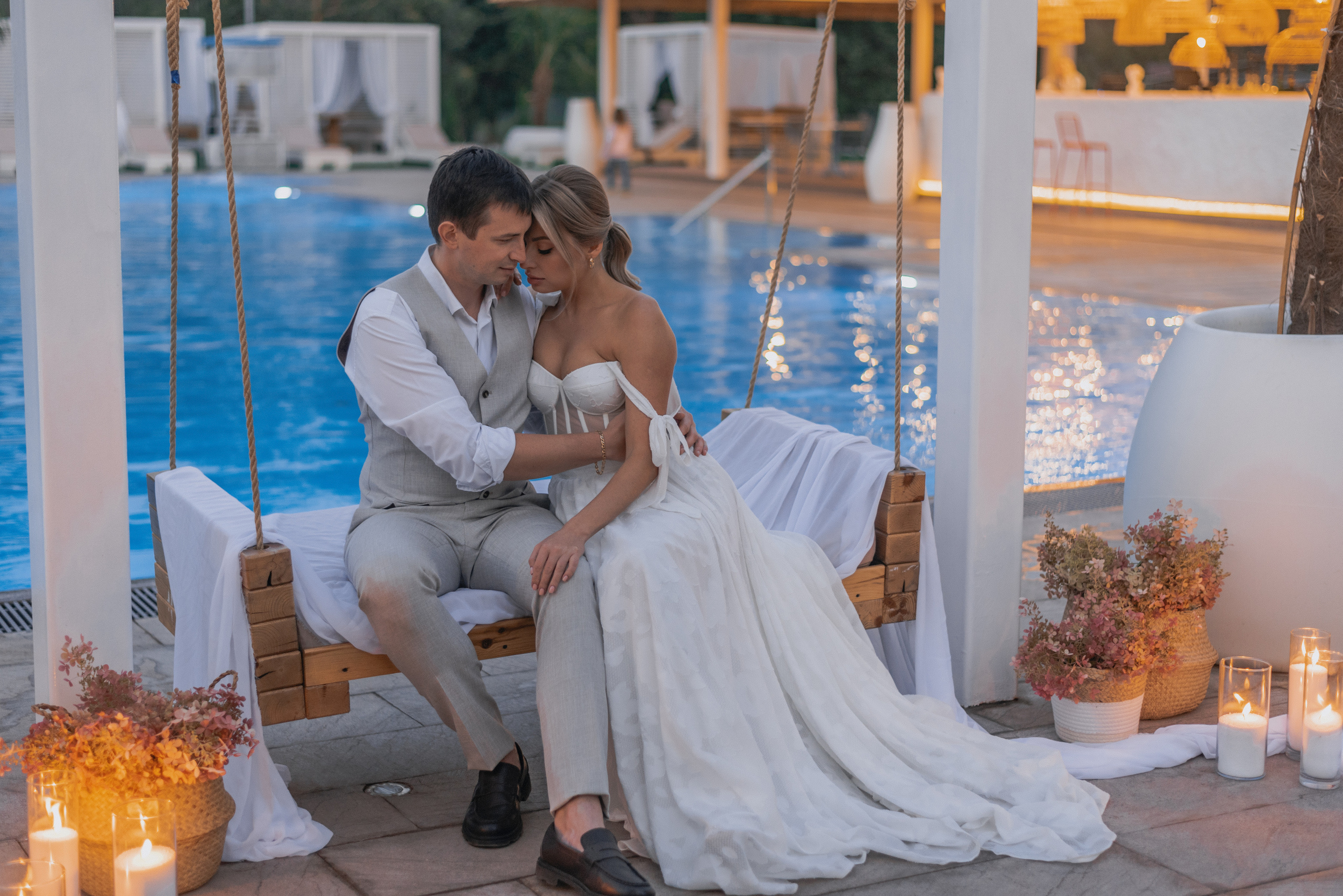 Santorini. Свадебный воркошп. Фотограф Алеся Груздо Волгоград