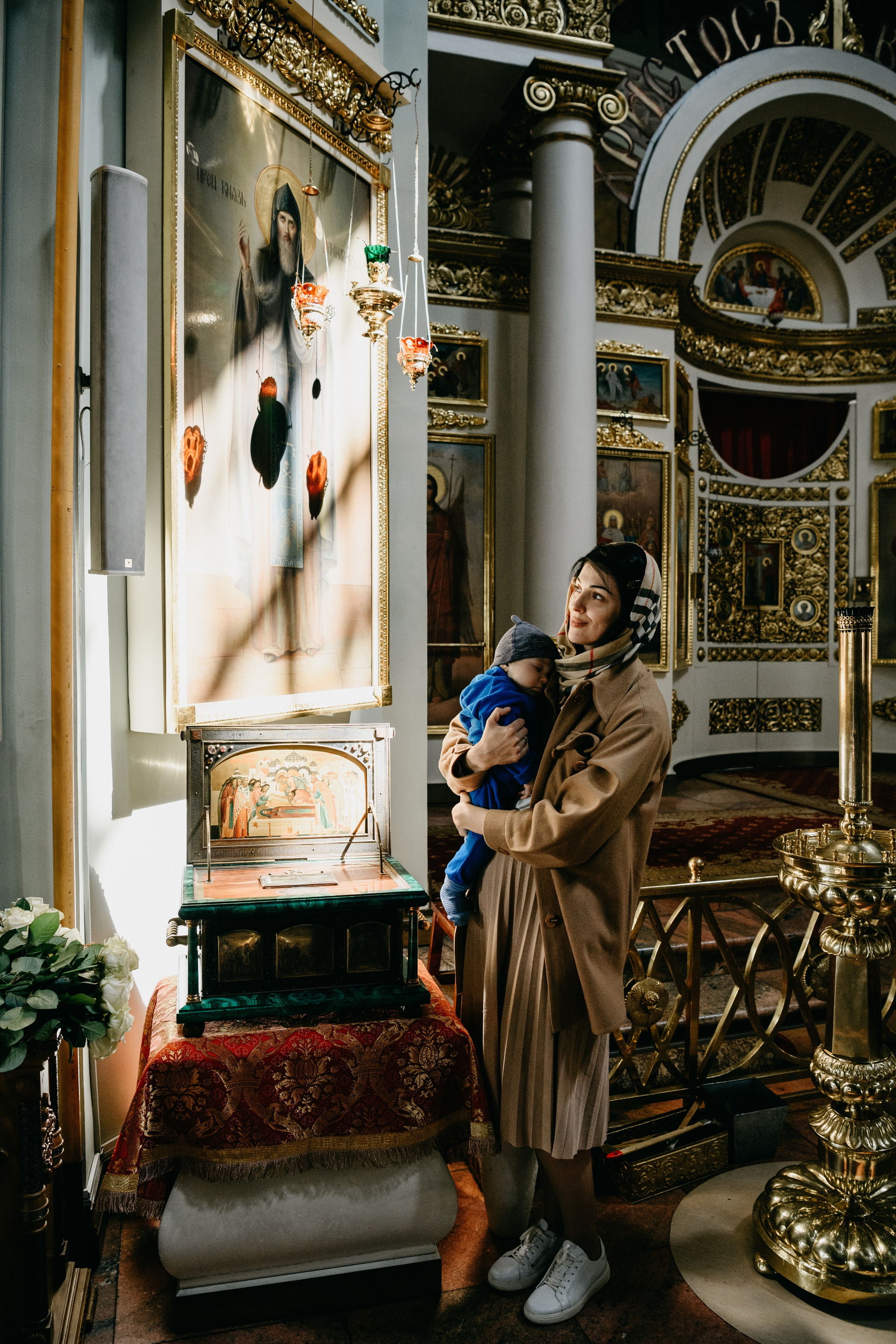 Крещение Александра. Фотограф на выписку из роддома в Москве и МО