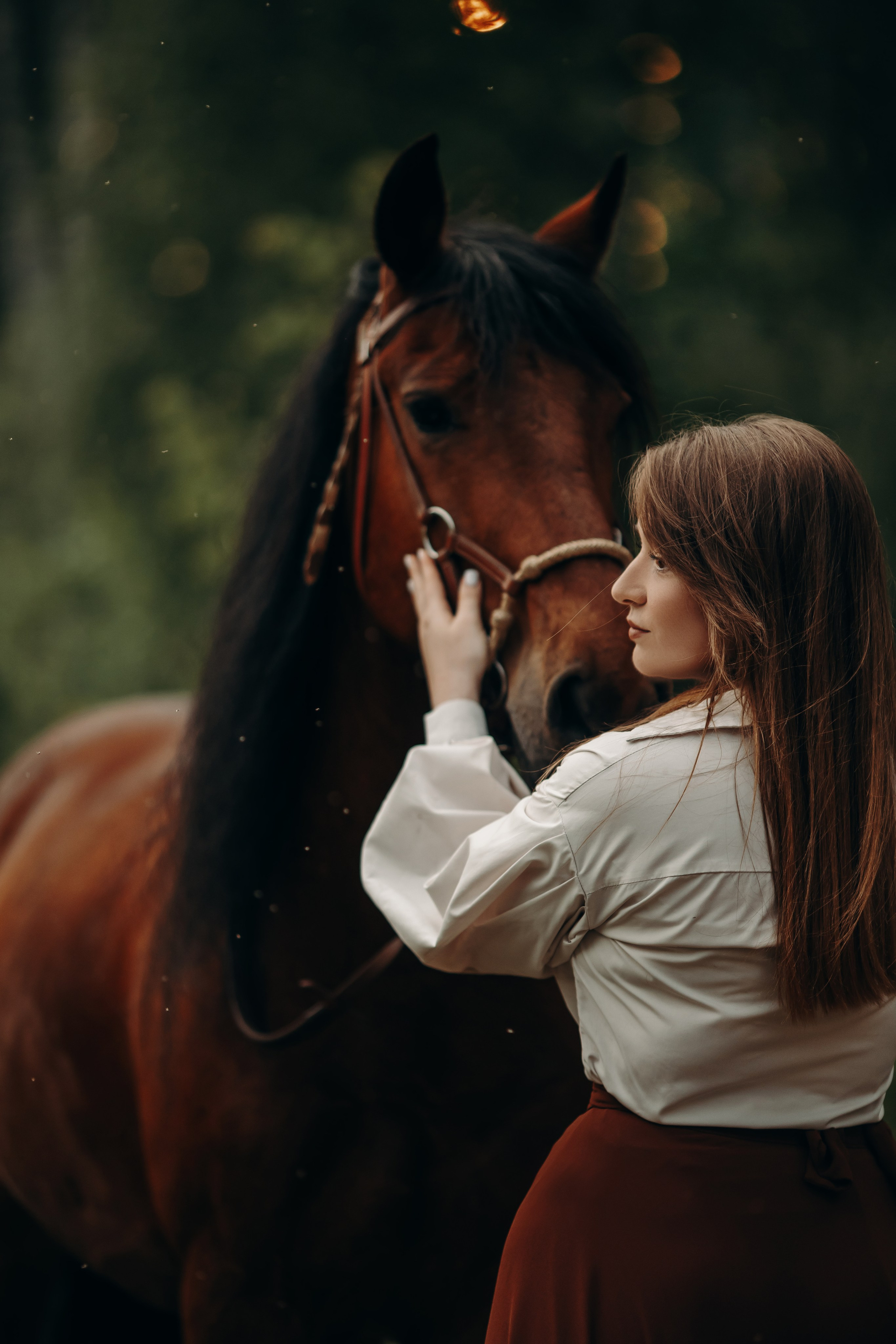 Ксения и Талисман. Анна Молчанова конный фотограф в Тюмени | фотосессии с лошадьми Тюмень