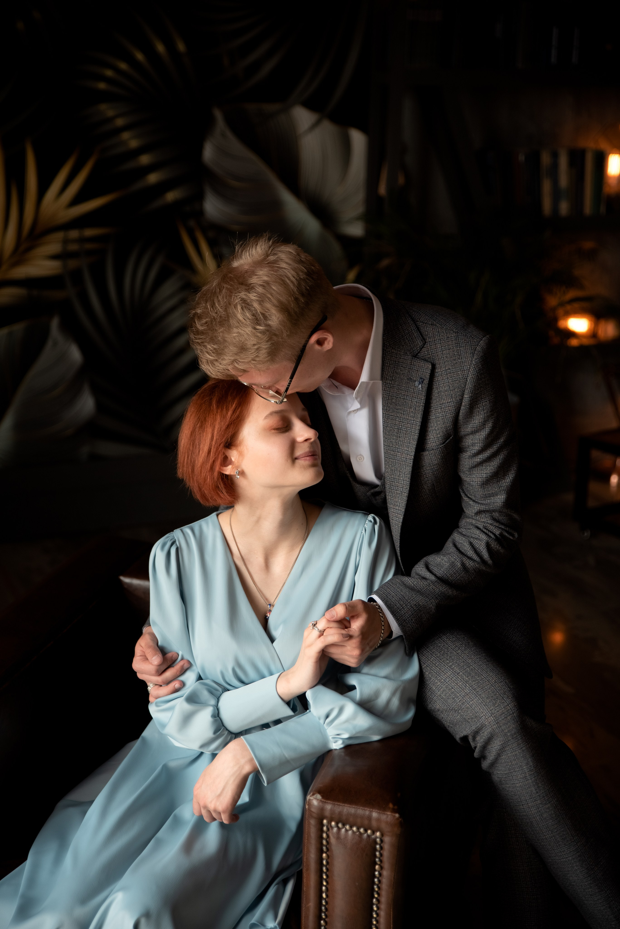 Дмитрий и Марина. LOVESTORY в студии. Семейный и детский фотограф в Туле Светлана Воронкова