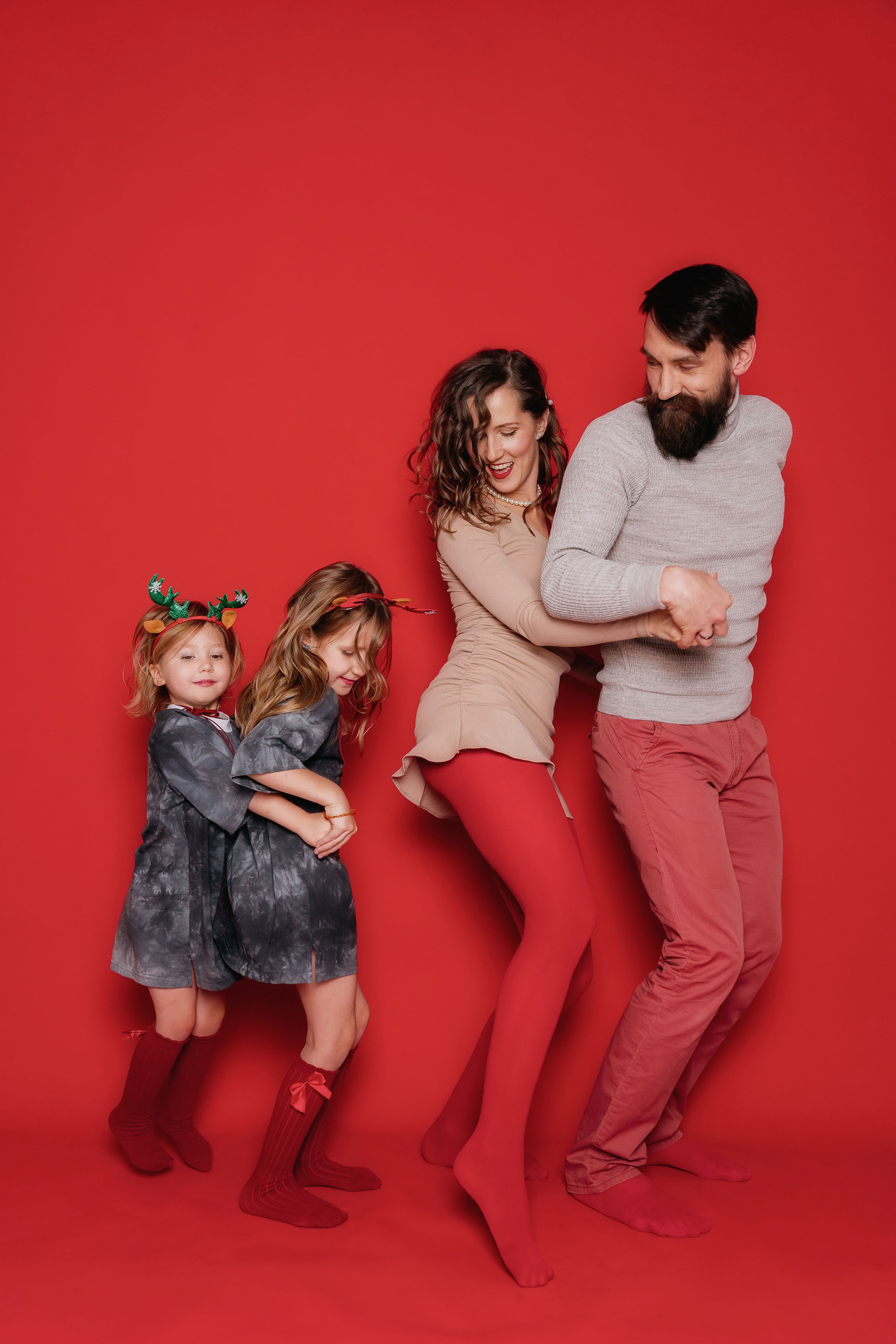 Саша, Андрей, Ника и Симона