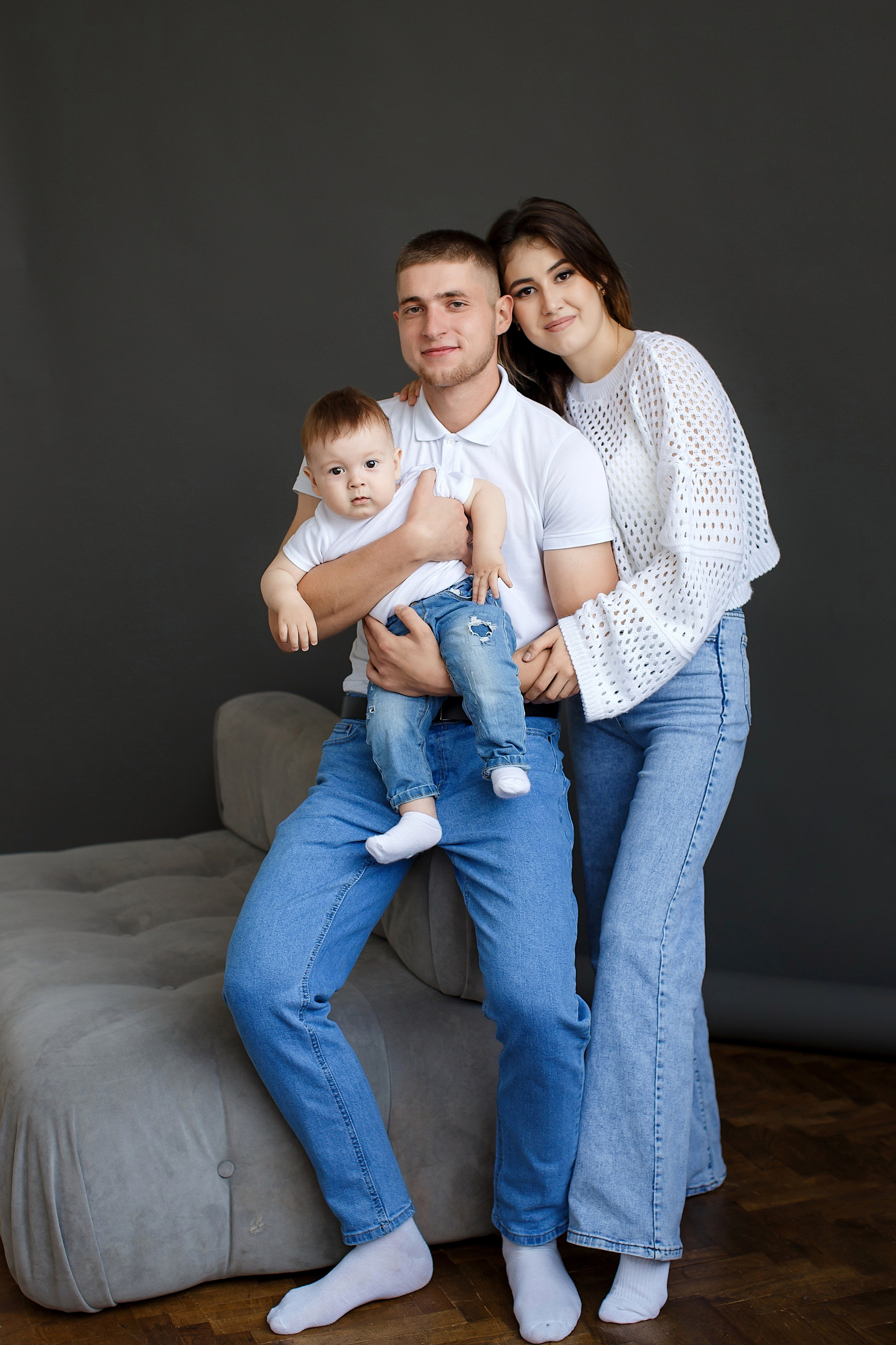 Мирон с родителями. Семейный и детский фотограф в Стерлитамаке Разина Рахмангулова