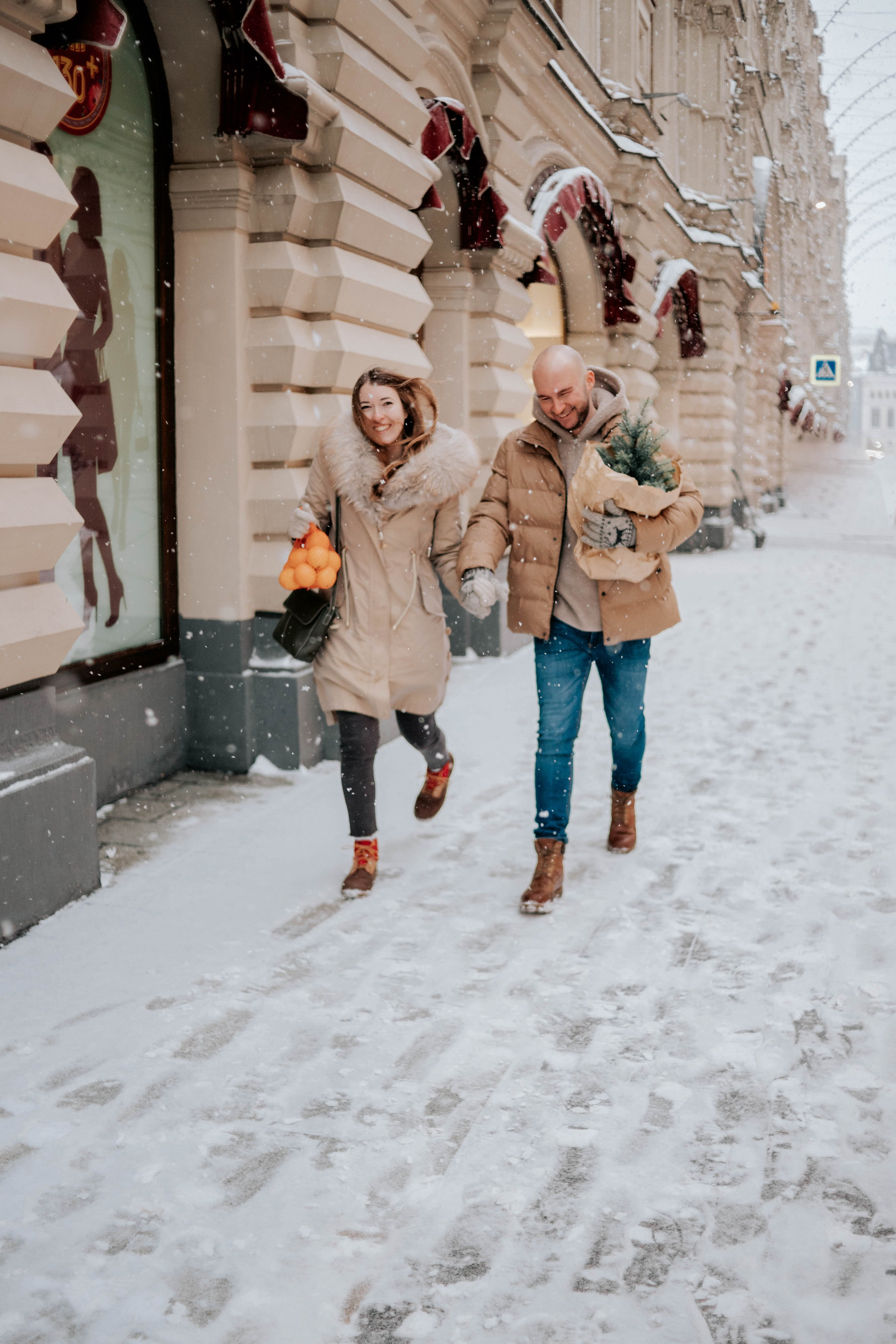 Новогодняя фотосессия lovestory. Фотограф Ногинск | Черноголовка Ева Быковских