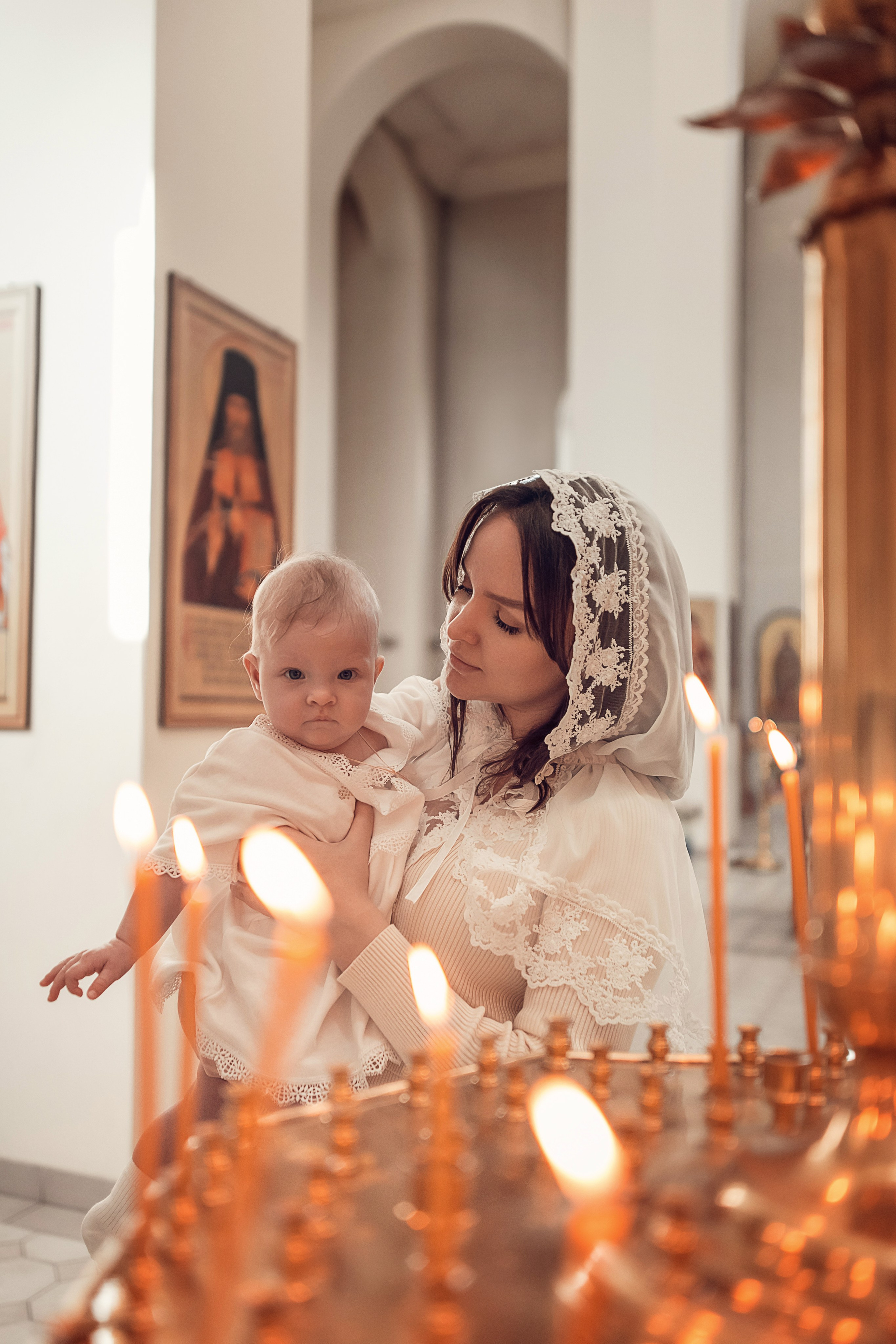 Крещение Евы в храме Спиридона Тримифунтского. Главная