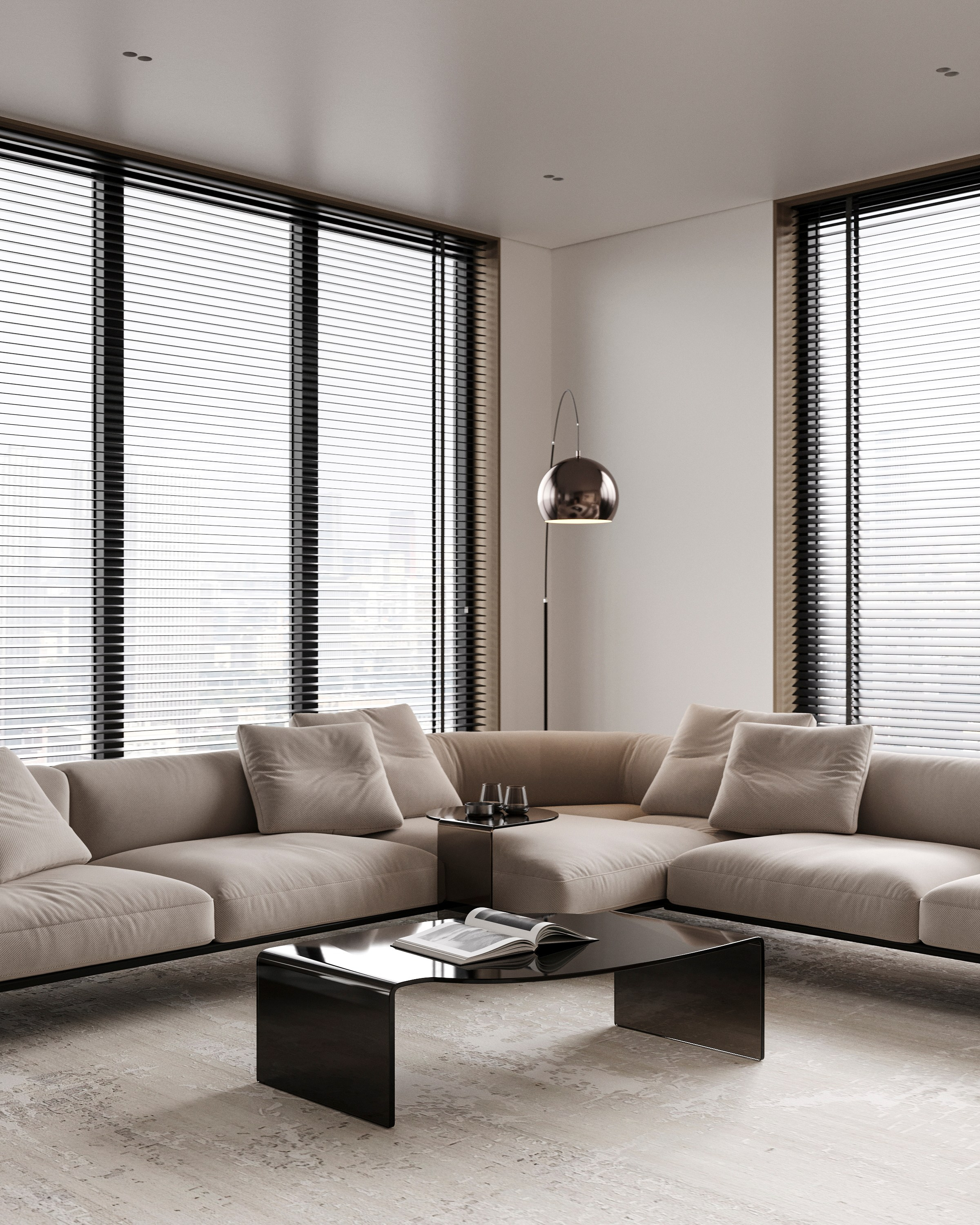 MONOCHROME | CONCEPTUAL PROJECT. Interior Visualization by Valerie Stetyukevich