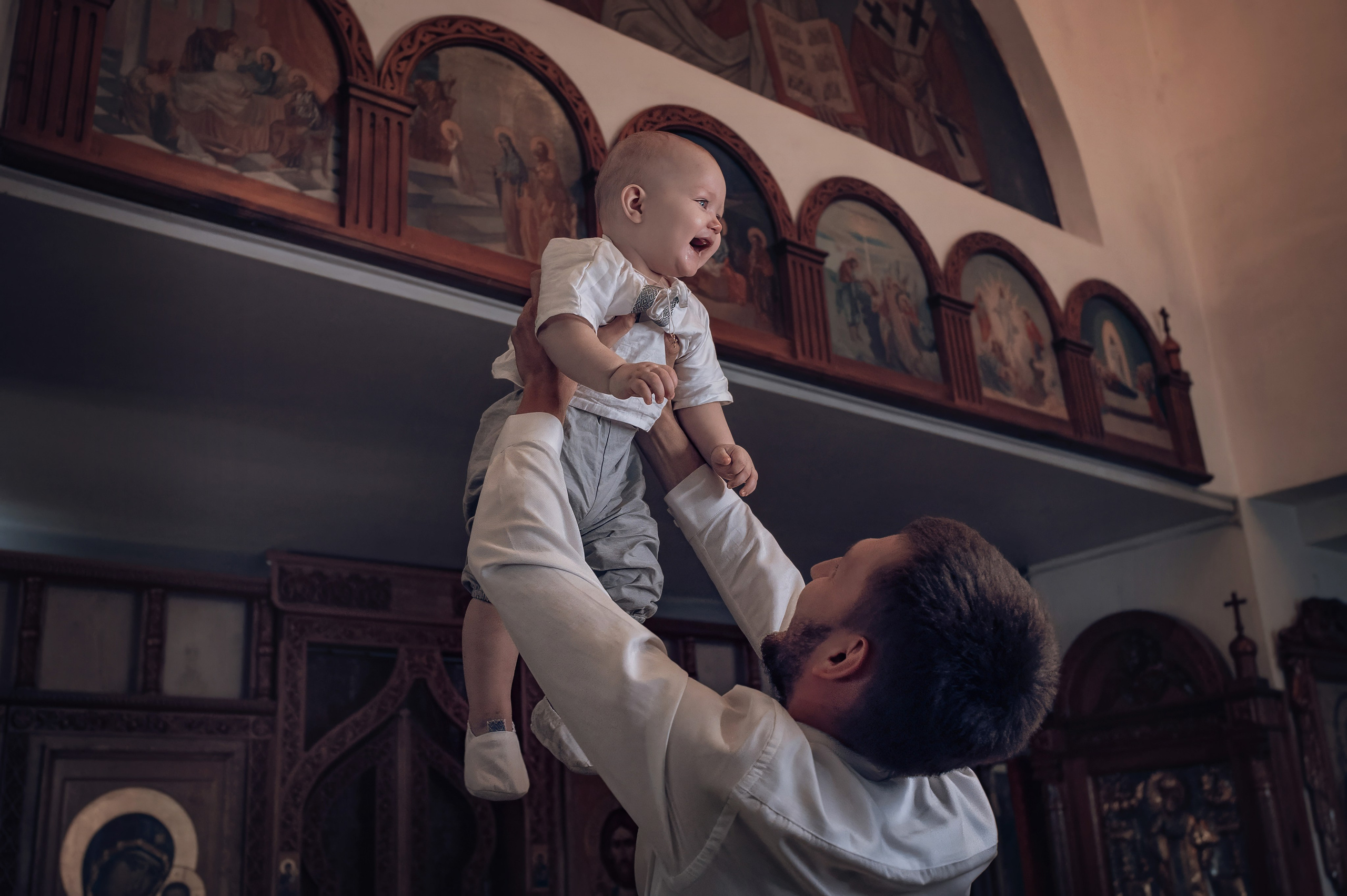 Фото крещения в Красноярске. Фотографы крещения/венчания  Красноярск Татьяна и Вячеслав Переваловы