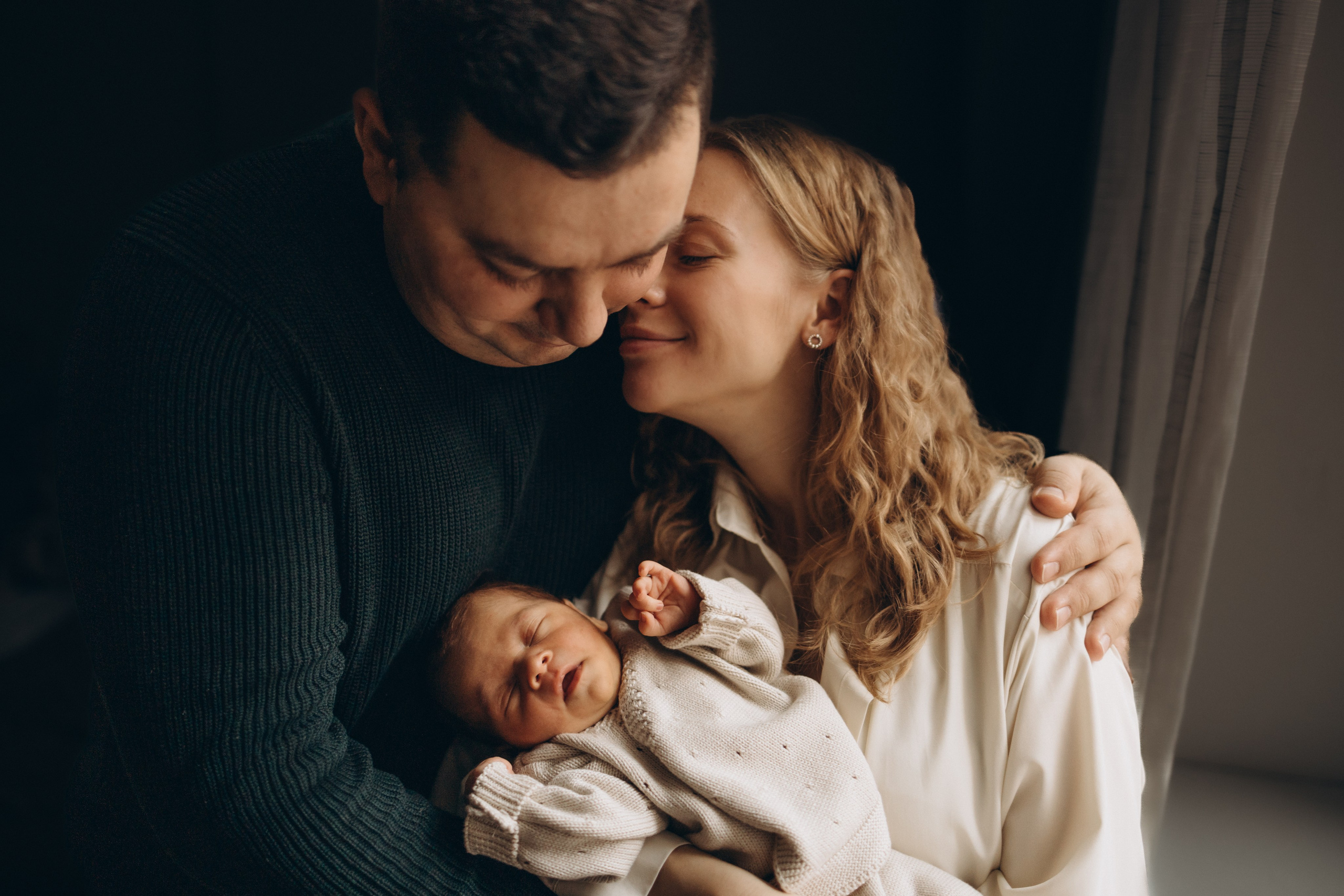 Мирон 1 неделька. Семейный и детский фотограф, женский портрет Москва Светлана Мертикова