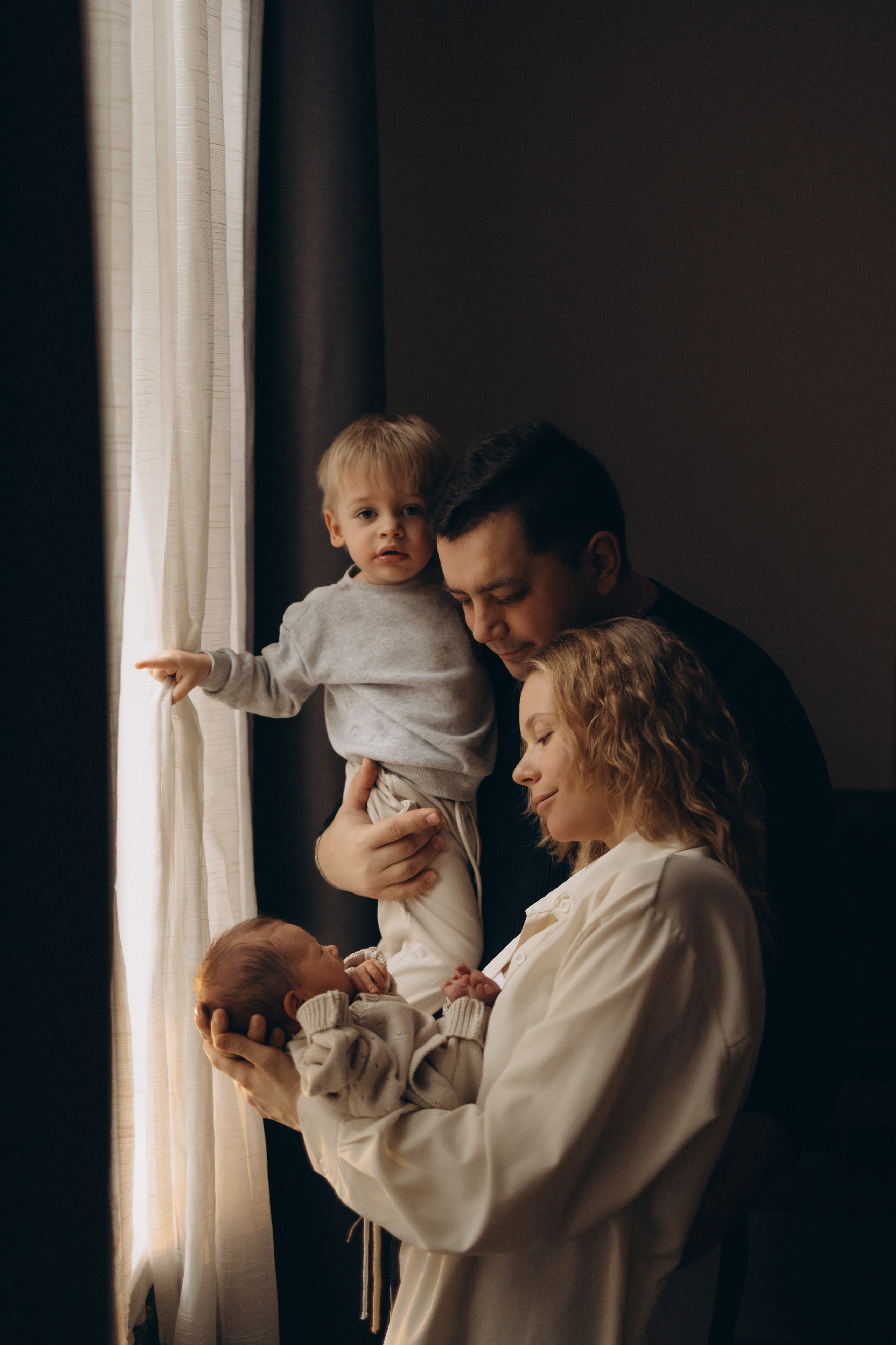 Мирон 1 неделька. Семейный и детский фотограф, женский портрет Москва Светлана Мертикова