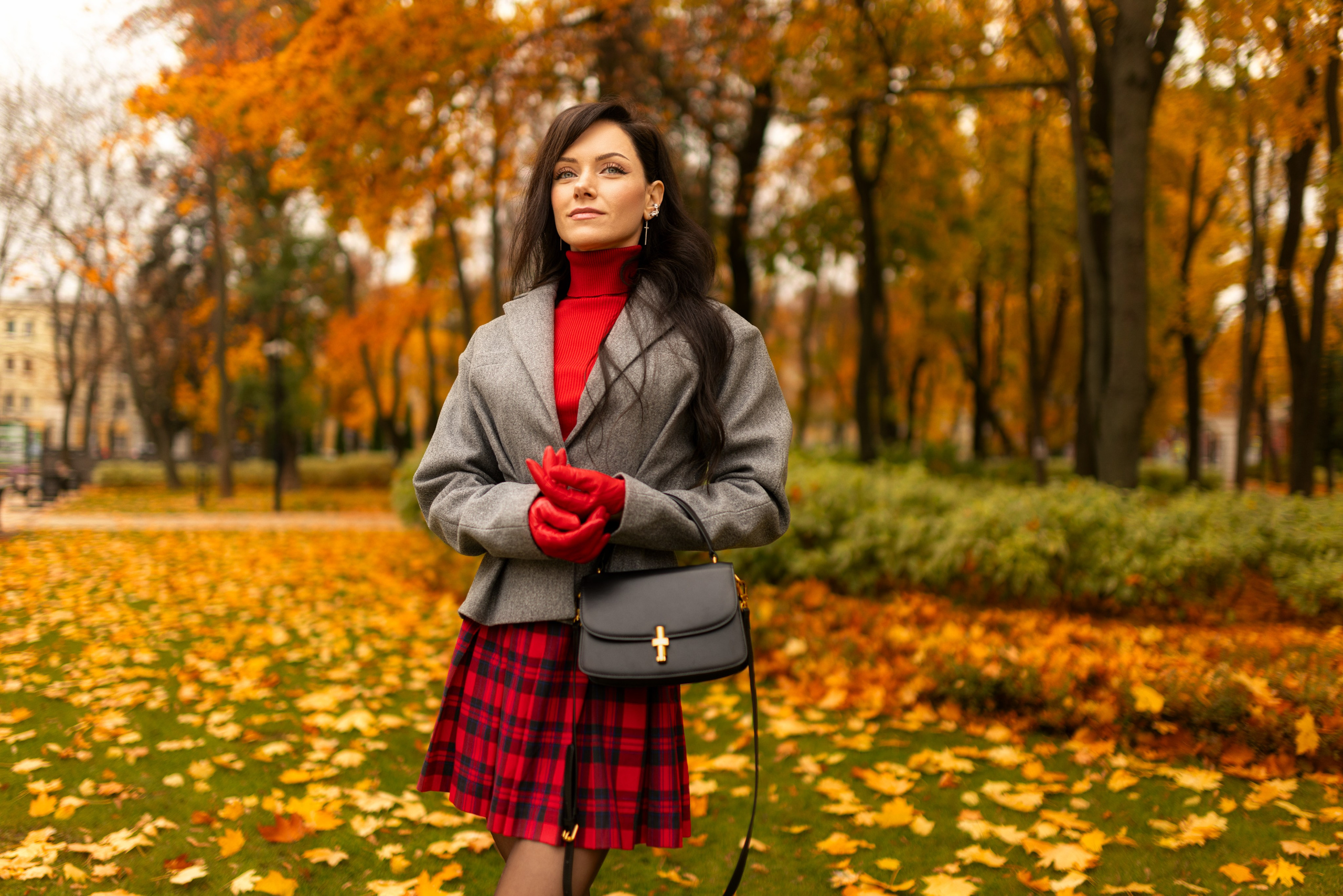 Фотосет с Екатериной в парке на осеннюю тему для «себя»